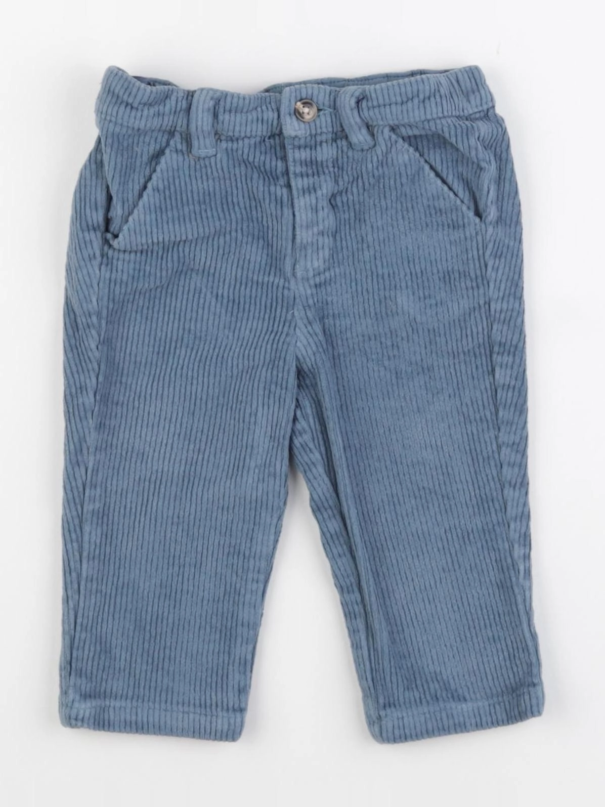 Cyrillus - pantalon bleu - 9 mois