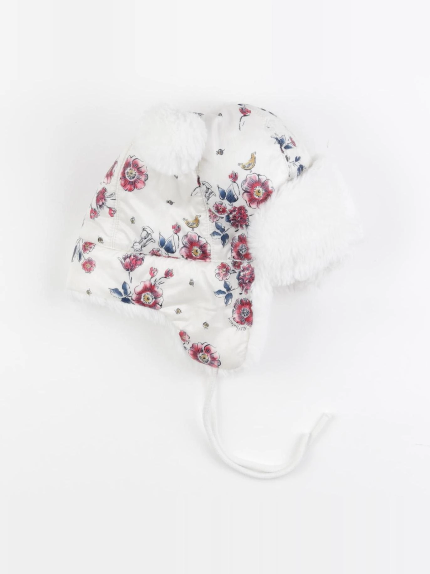 Petit Bateau - bonnet blanc - 24/36 mois