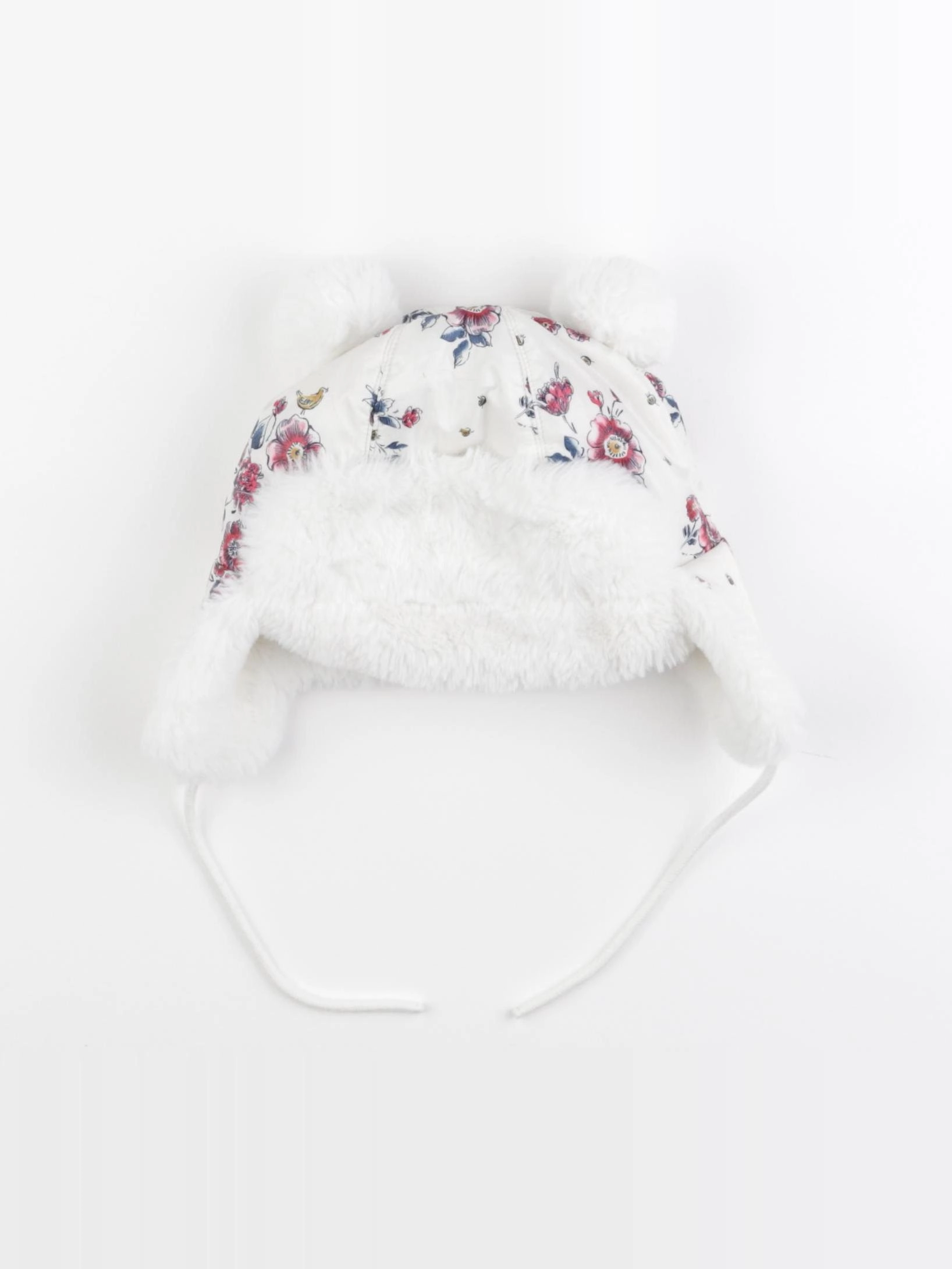 Petit Bateau - bonnet blanc - 24/36 mois