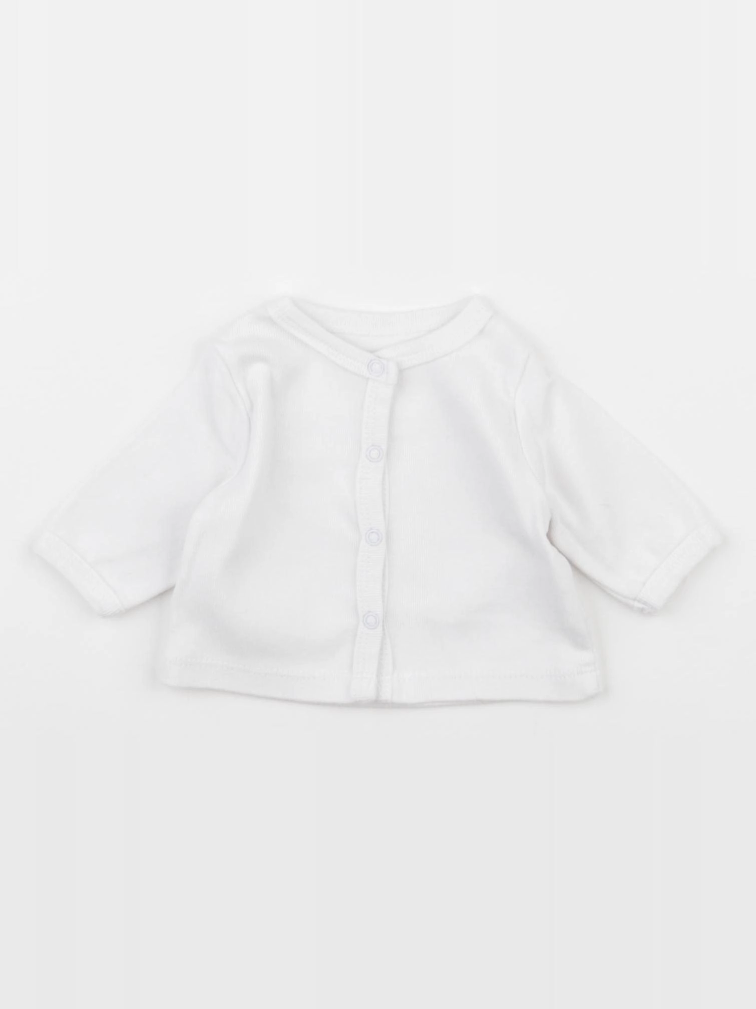 Vertbaudet - tee-shirt blanc - 0 mois