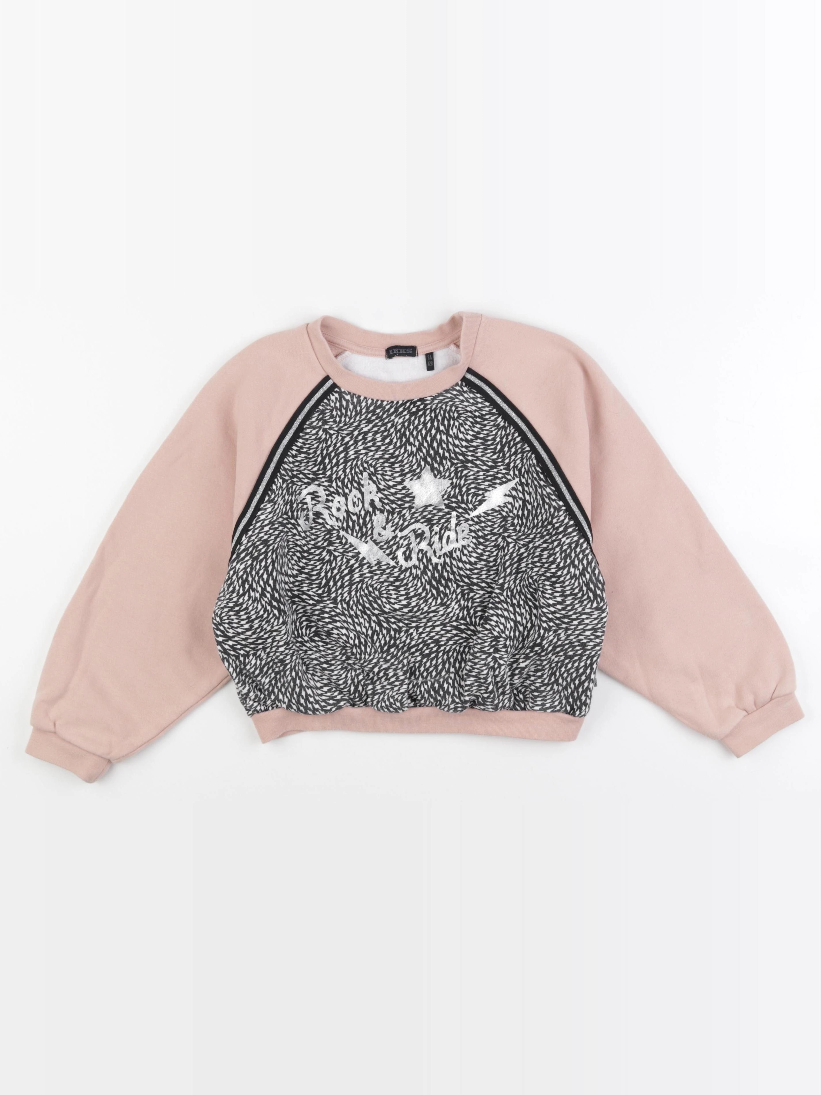 IKKS - sweat rose - 8 ans