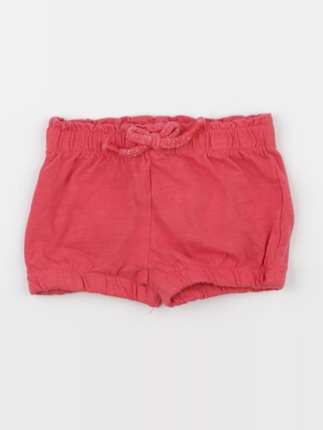 Vertbaudet - short rose, or - 3 mois