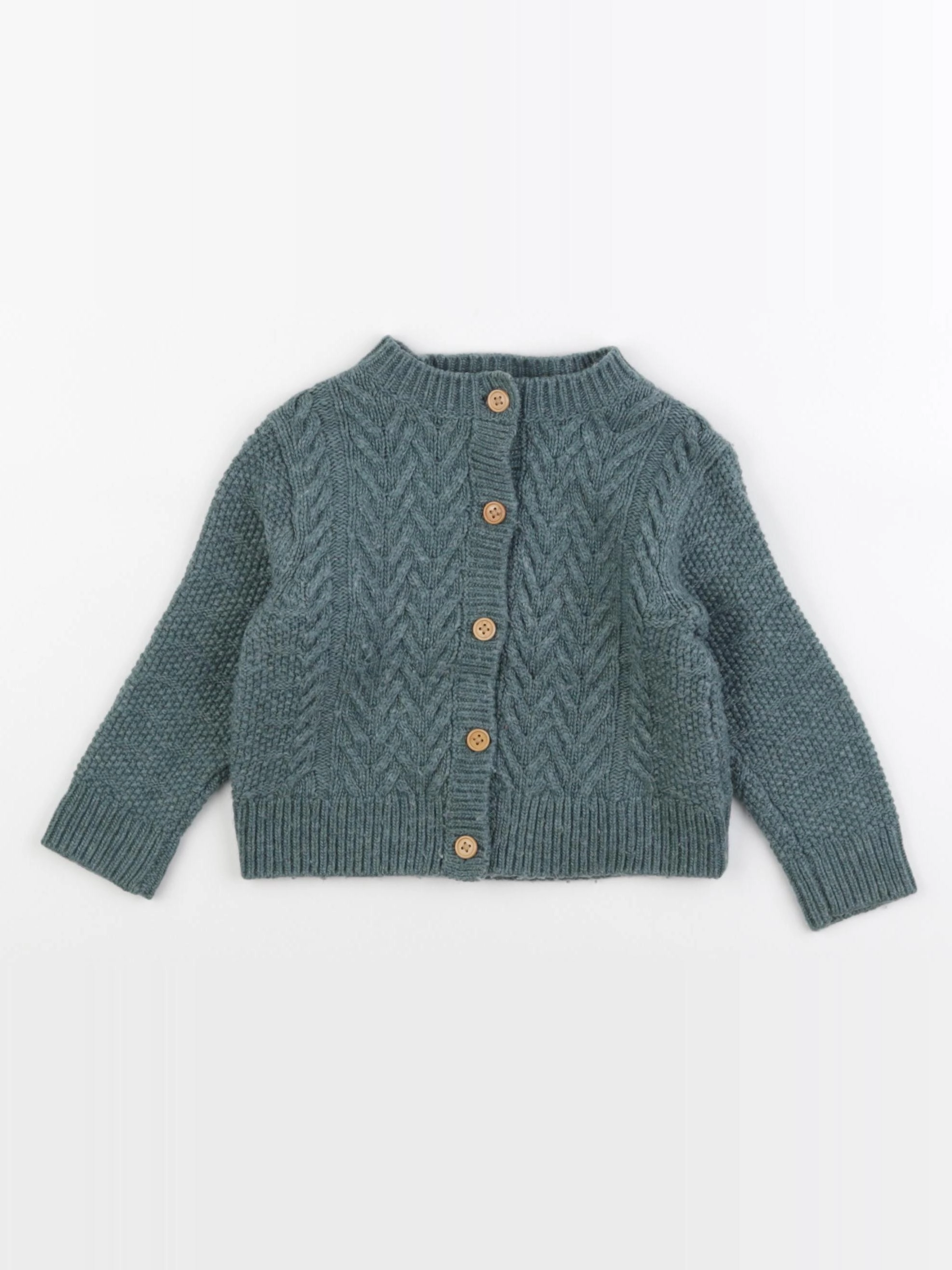 Cyrillus - gilet vert - 12 mois