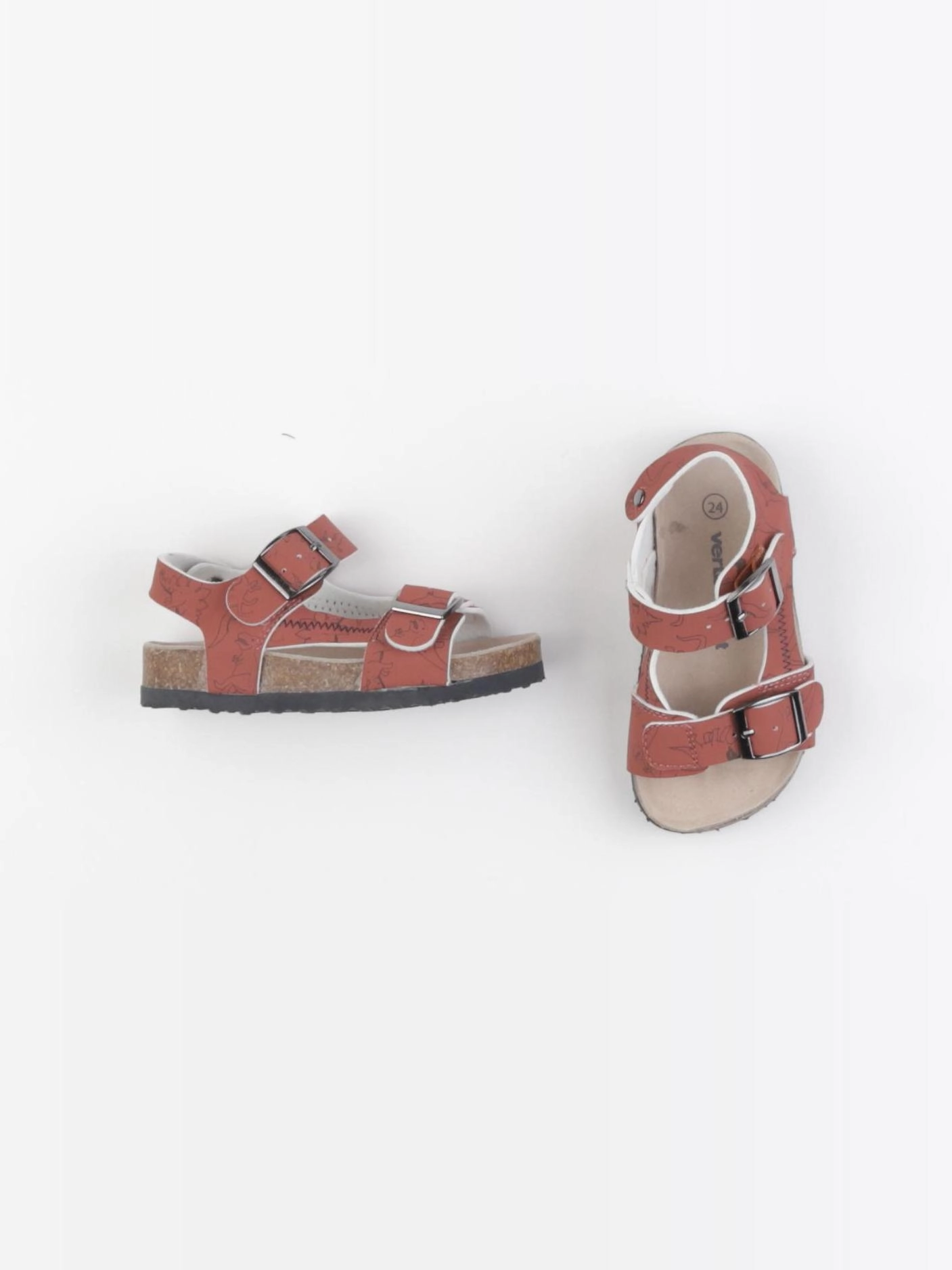Vertbaudet - sandales marron - pointure 24
