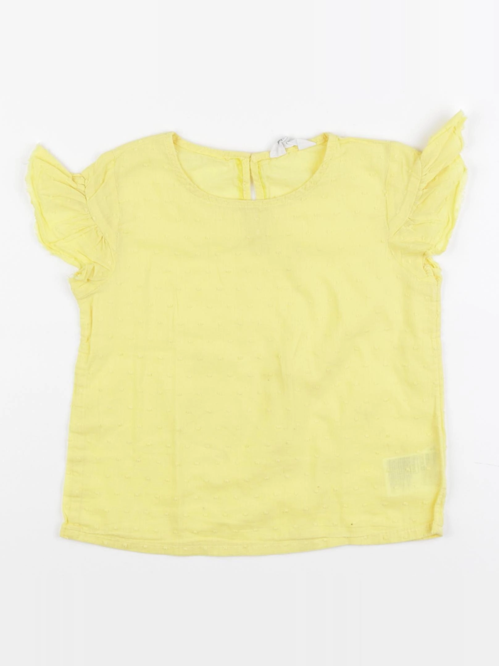 H&M - blouse jaune - 2/3 ans