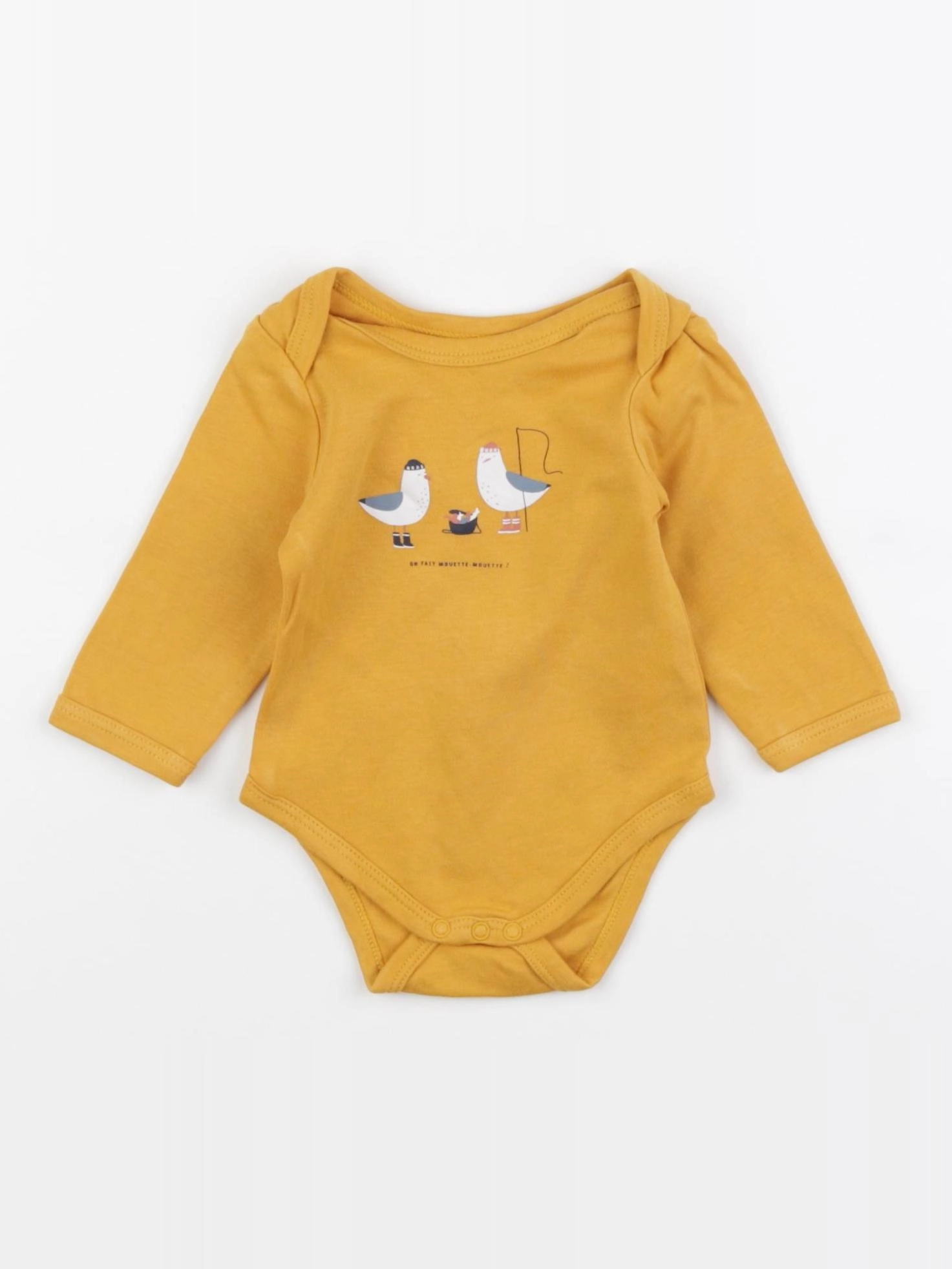 Vertbaudet - body jaune - 3 mois