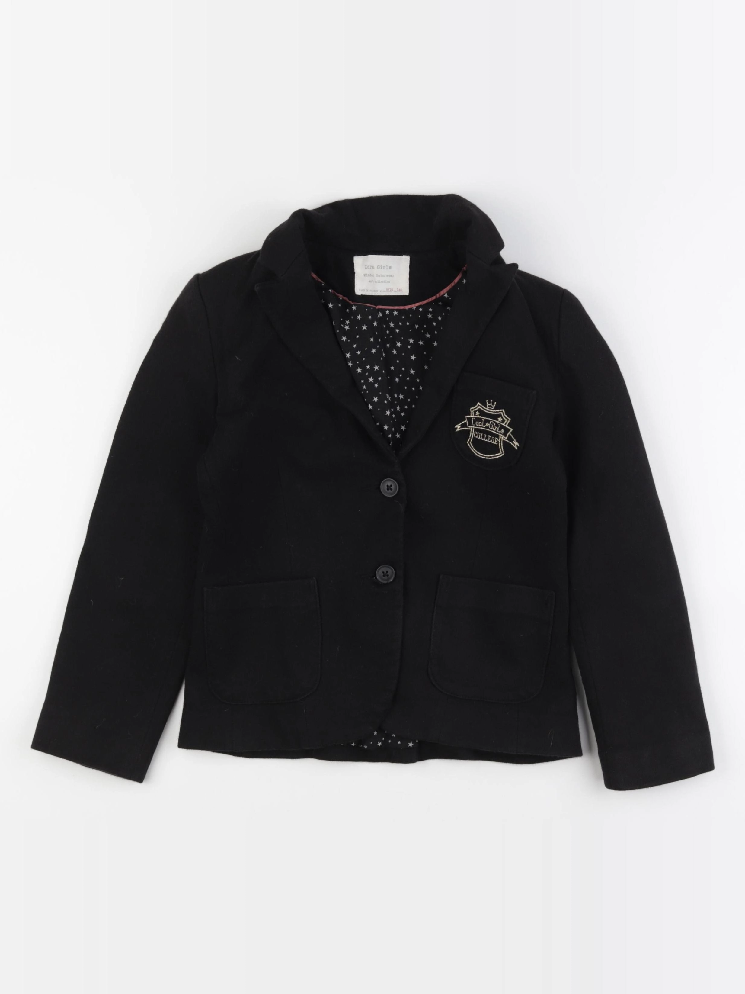 Zara - veste noir - 9/10 ans