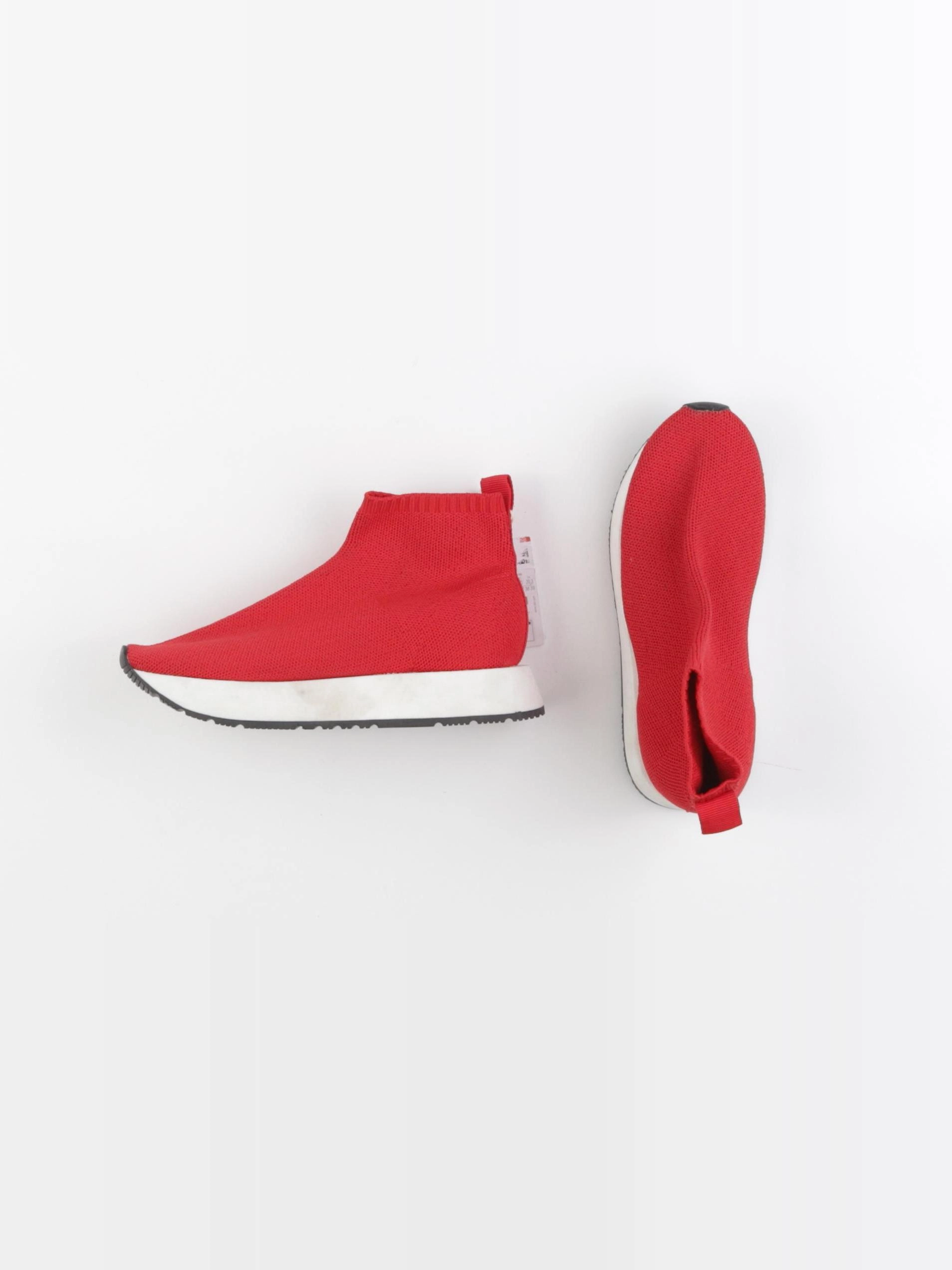 Zara - tennis élastiqué rouge - pointure 32