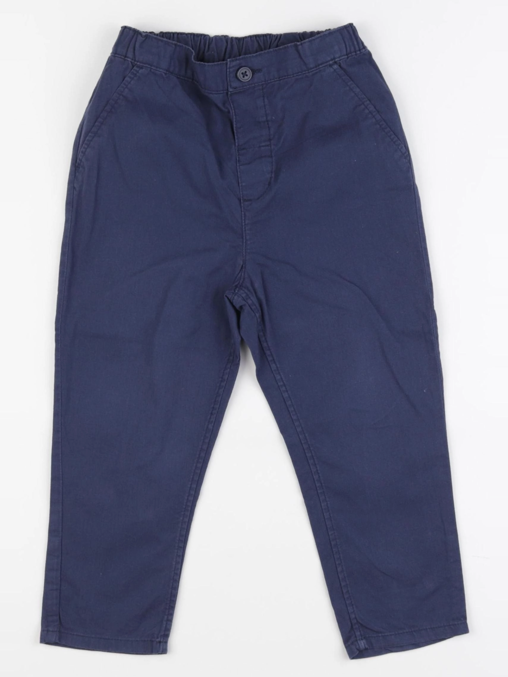 H&M - pantalon bleu - 2/3 ans