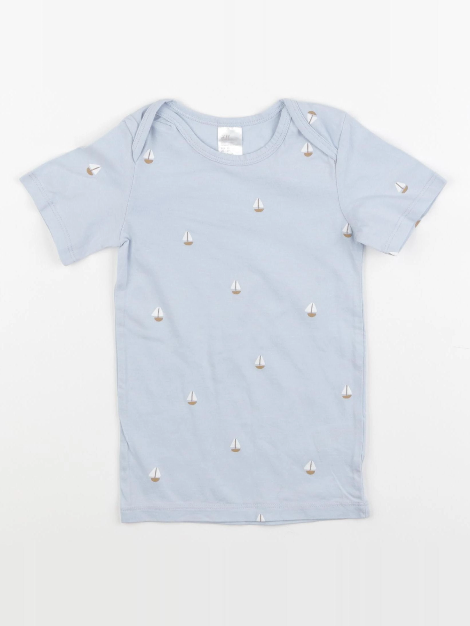 H&M - maillot de corps bleu - 18/24 mois