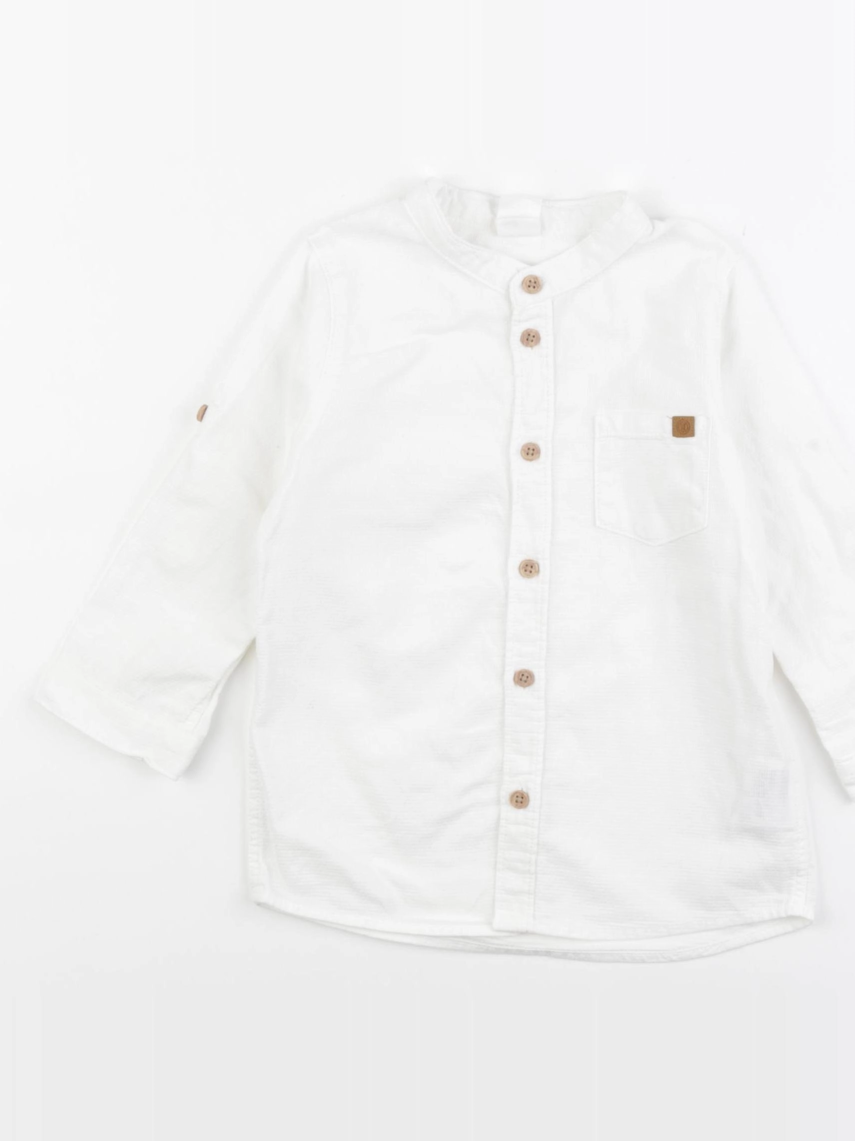 H&M - chemise blanc - 12/18 mois