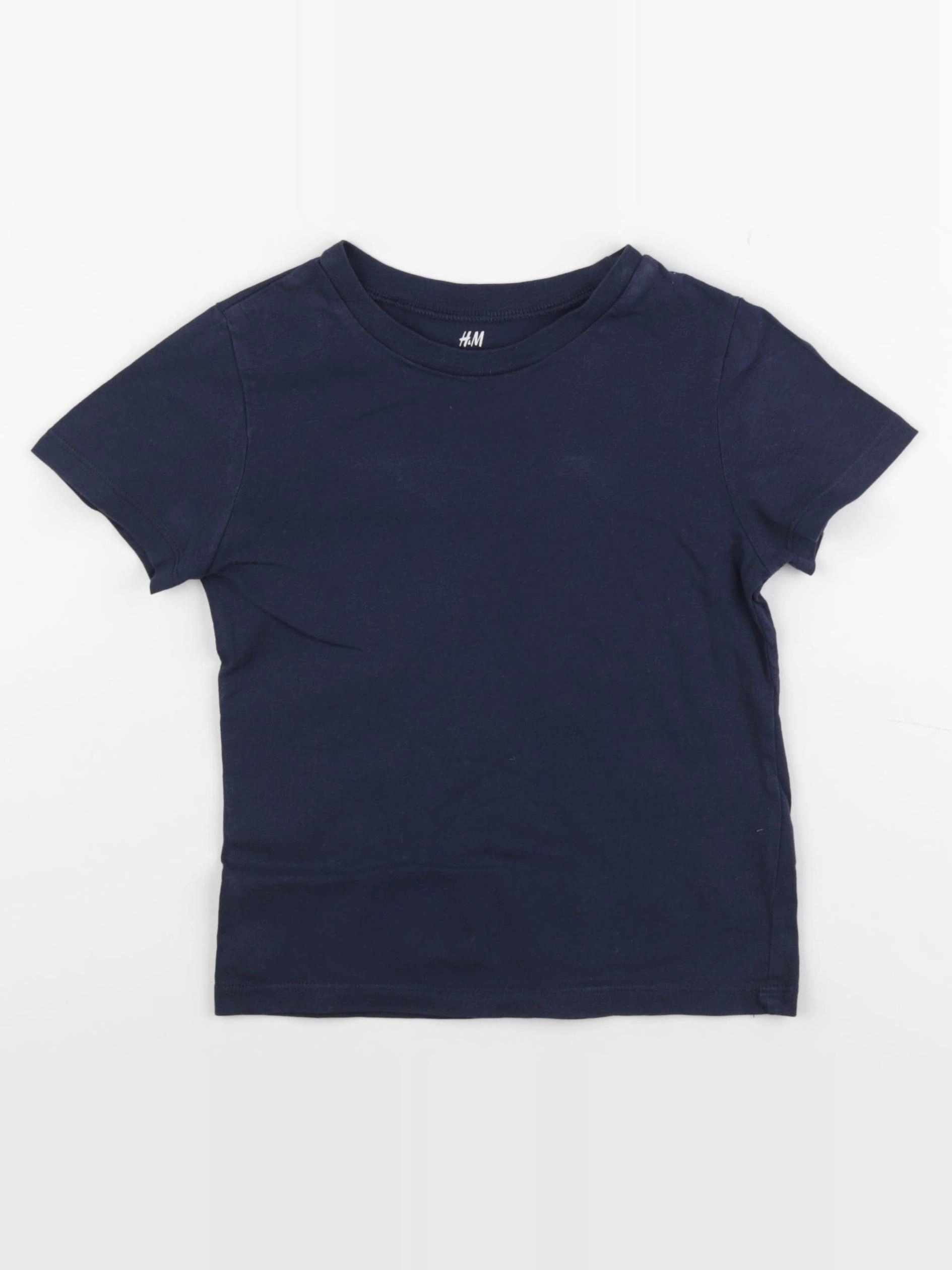 H&M - tee-shirt bleu - 2/4 ans