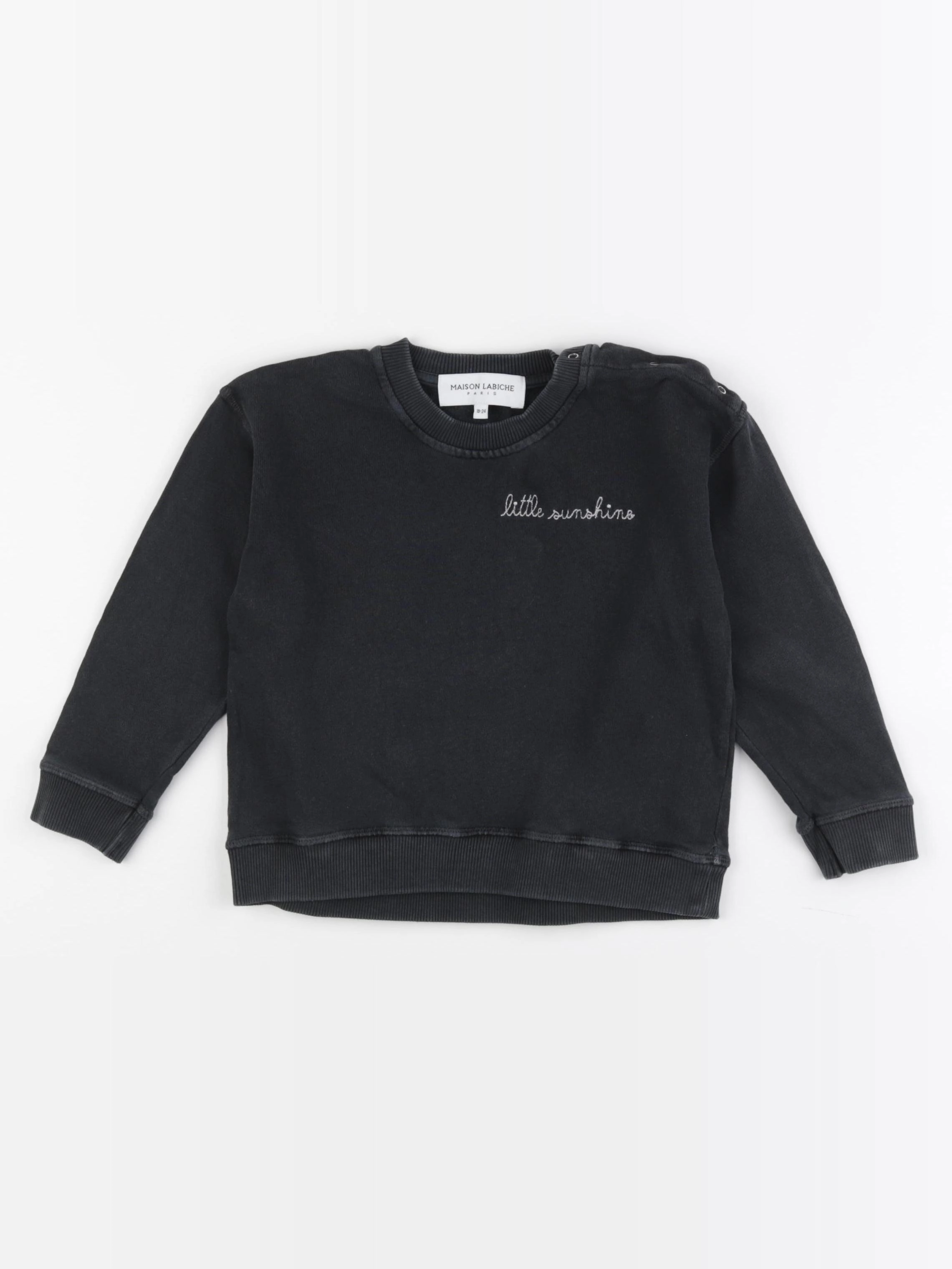 Maison Labiche - sweat gris - 18/24 mois