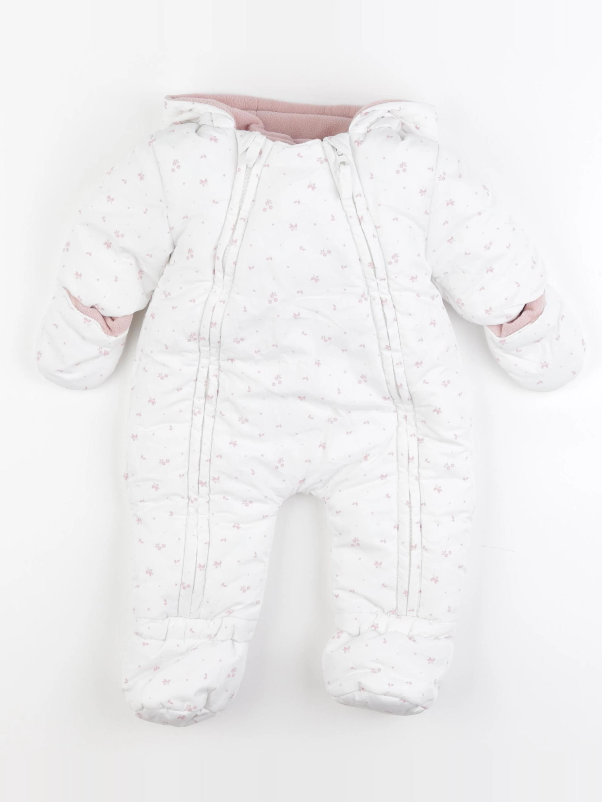 Vertbaudet - combi-pilote beige - 1 mois