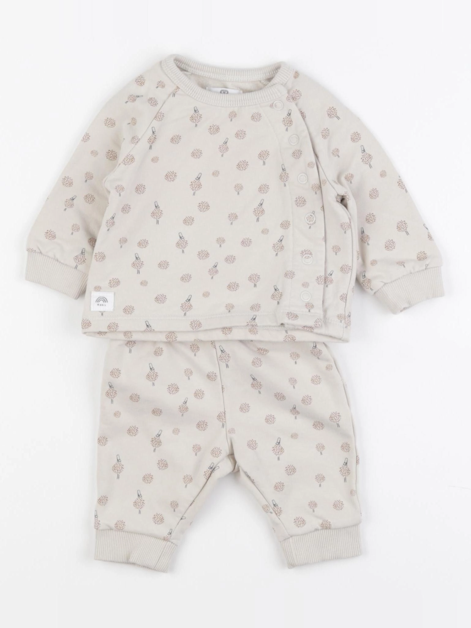 La Redoute - ensemble beige - 1 mois