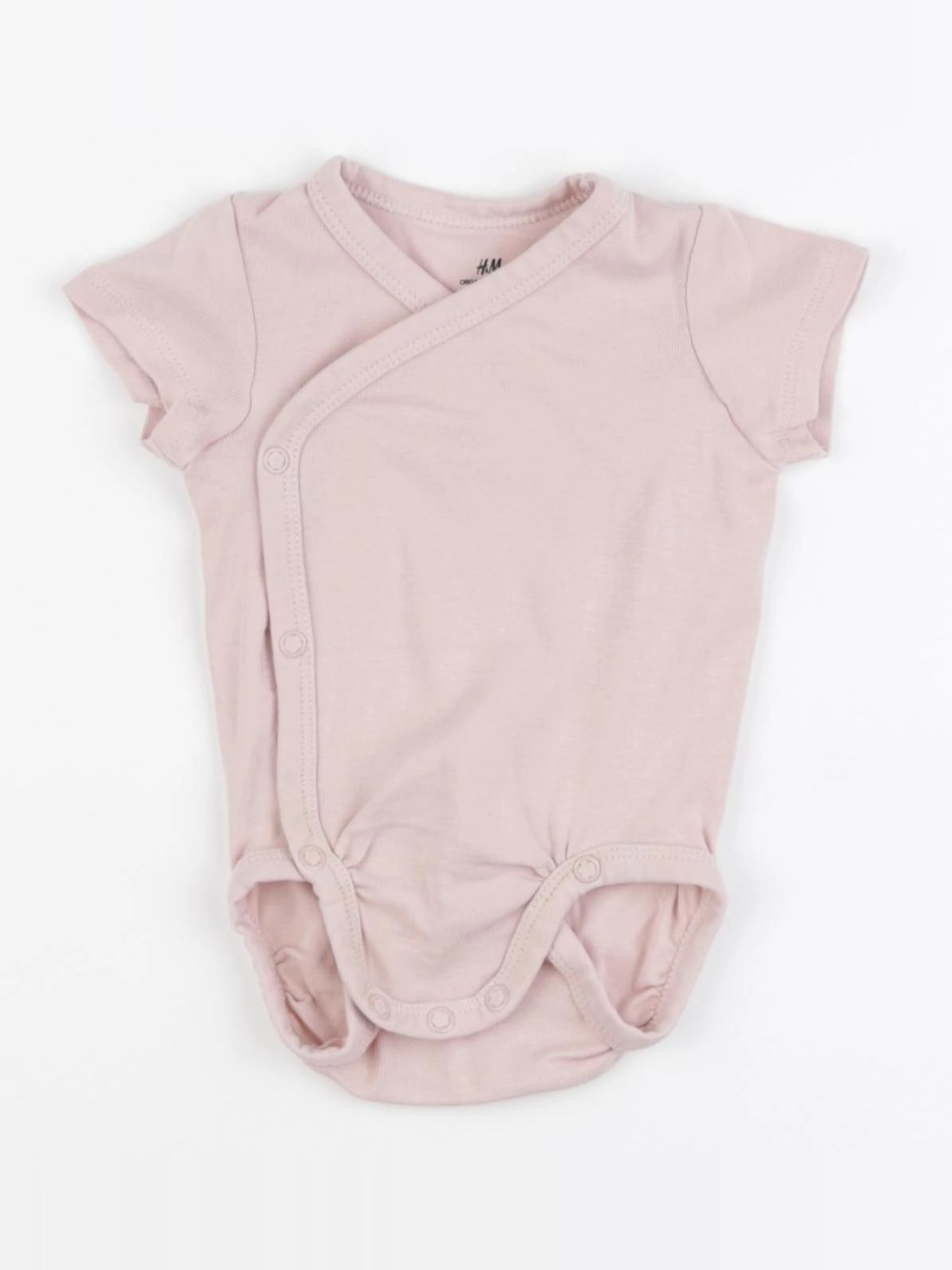H&M - body rose - 2/4 mois