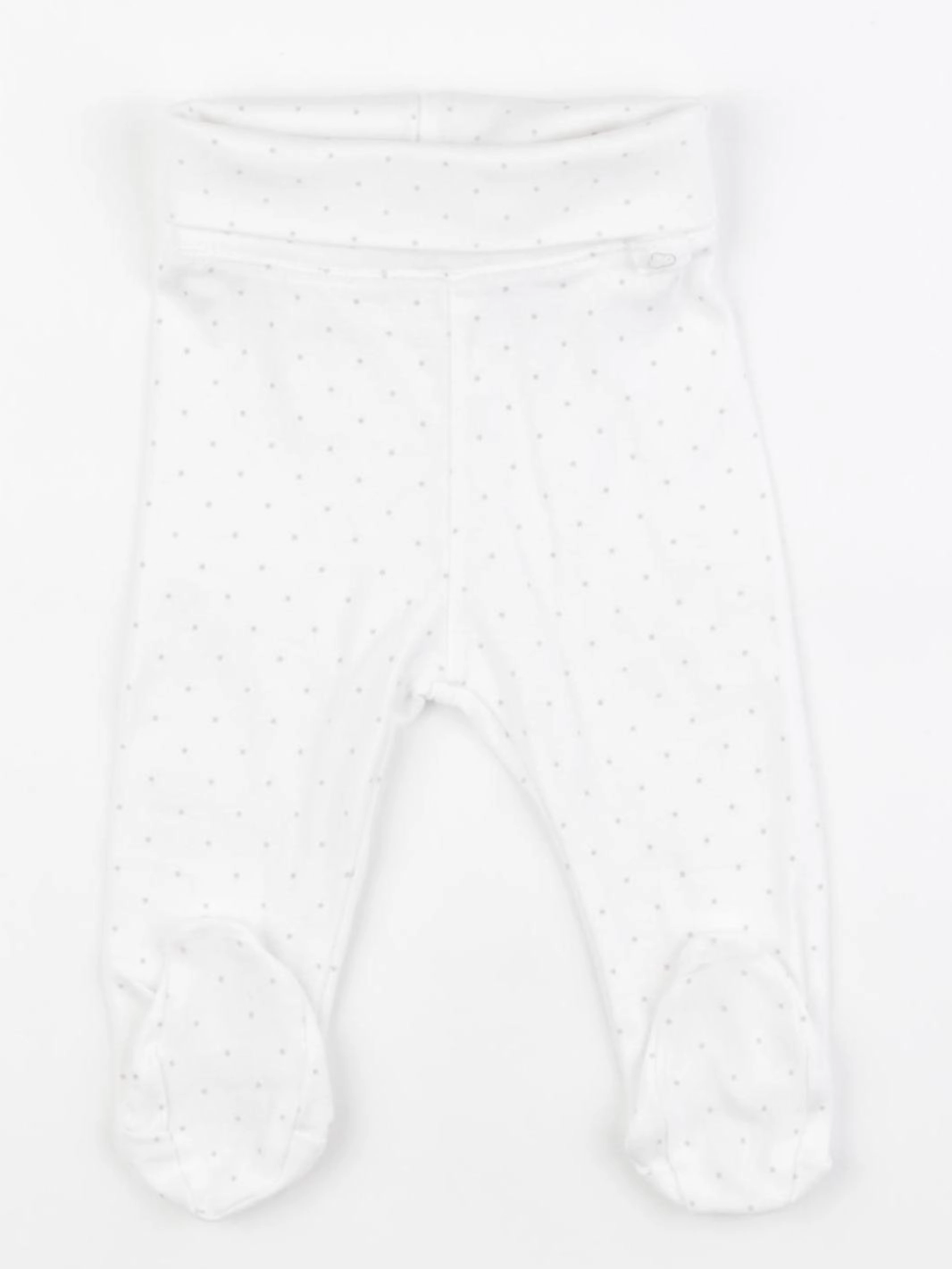 H&M - legging blanc - 2/4 mois