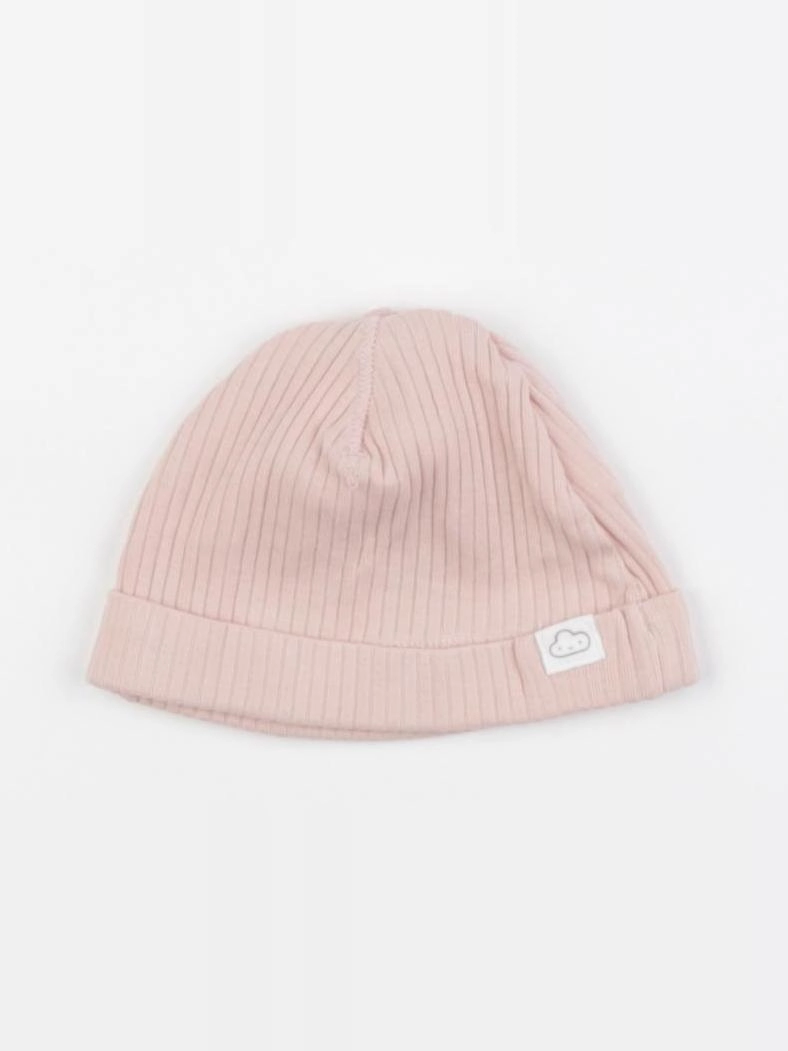 H&M - bonnet de naissance rose - 1/2 mois