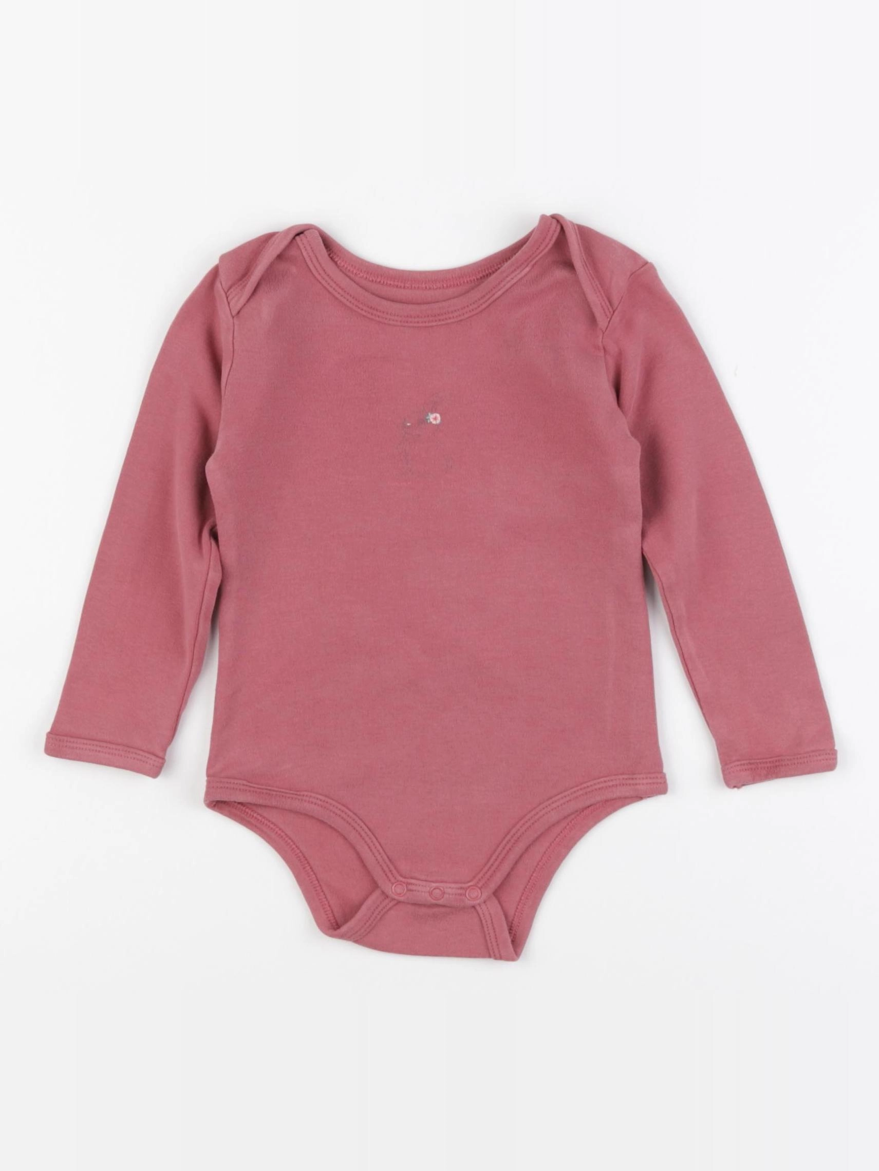 Vertbaudet - body rose - 24 mois