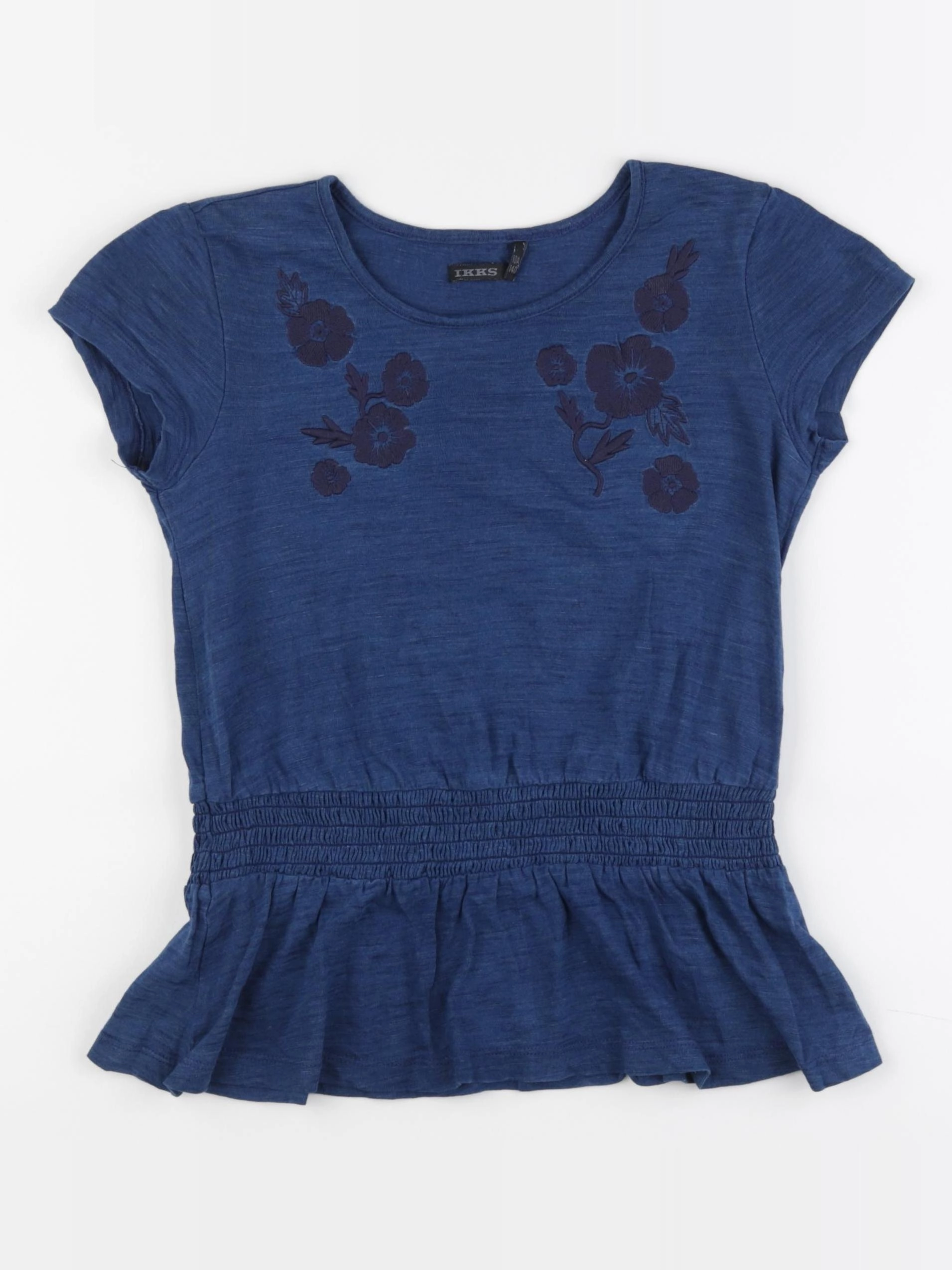 IKKS - tee-shirt bleu - 10 ans