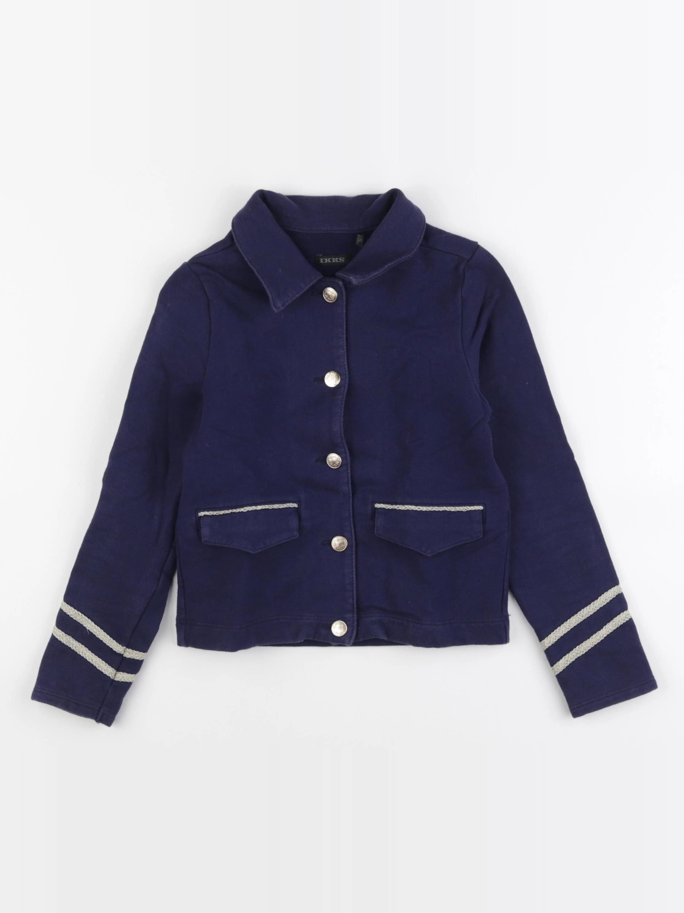 IKKS - veste bleu - 8 ans