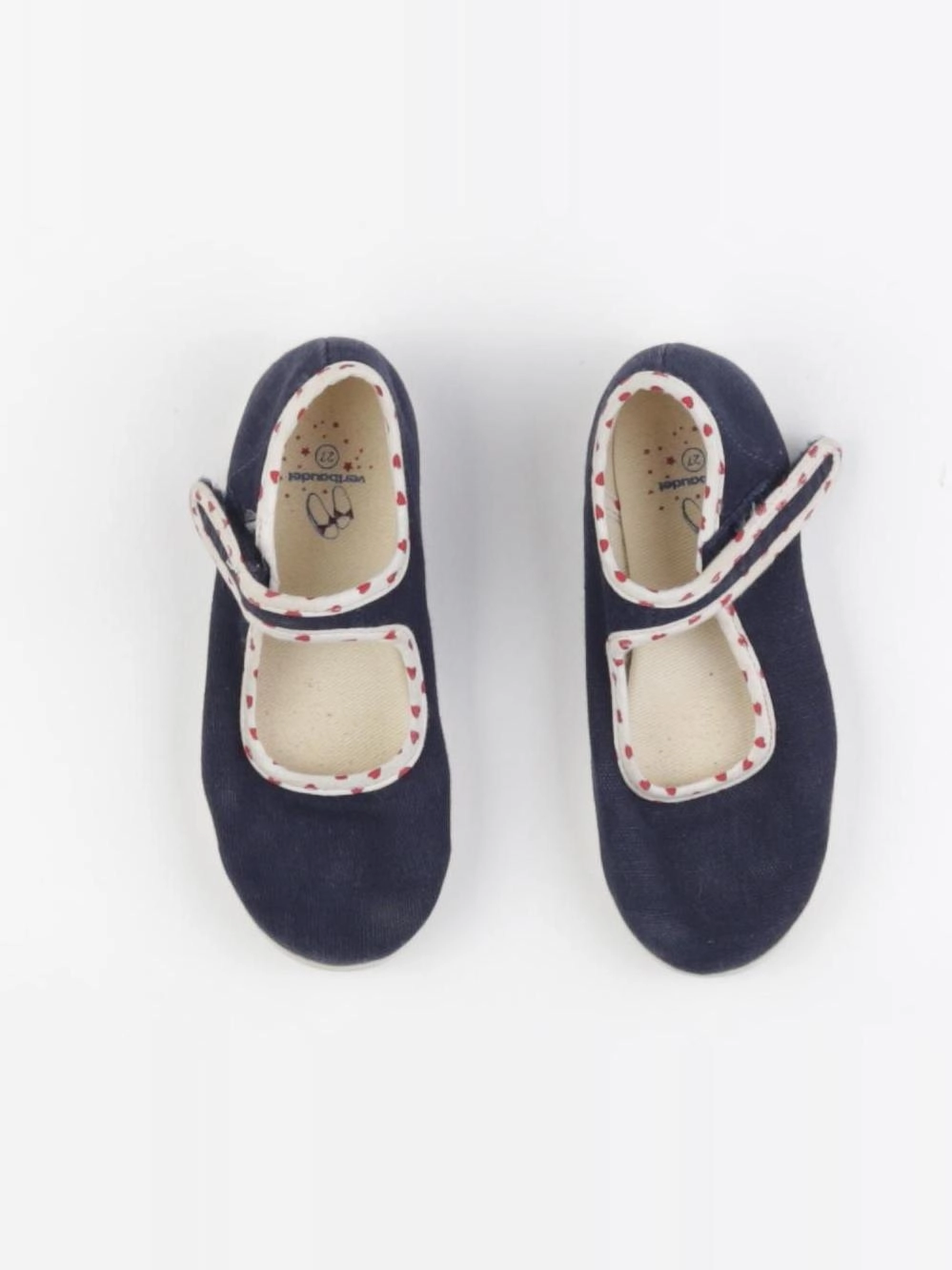 Vertbaudet - ballerines bleu - pointure 27