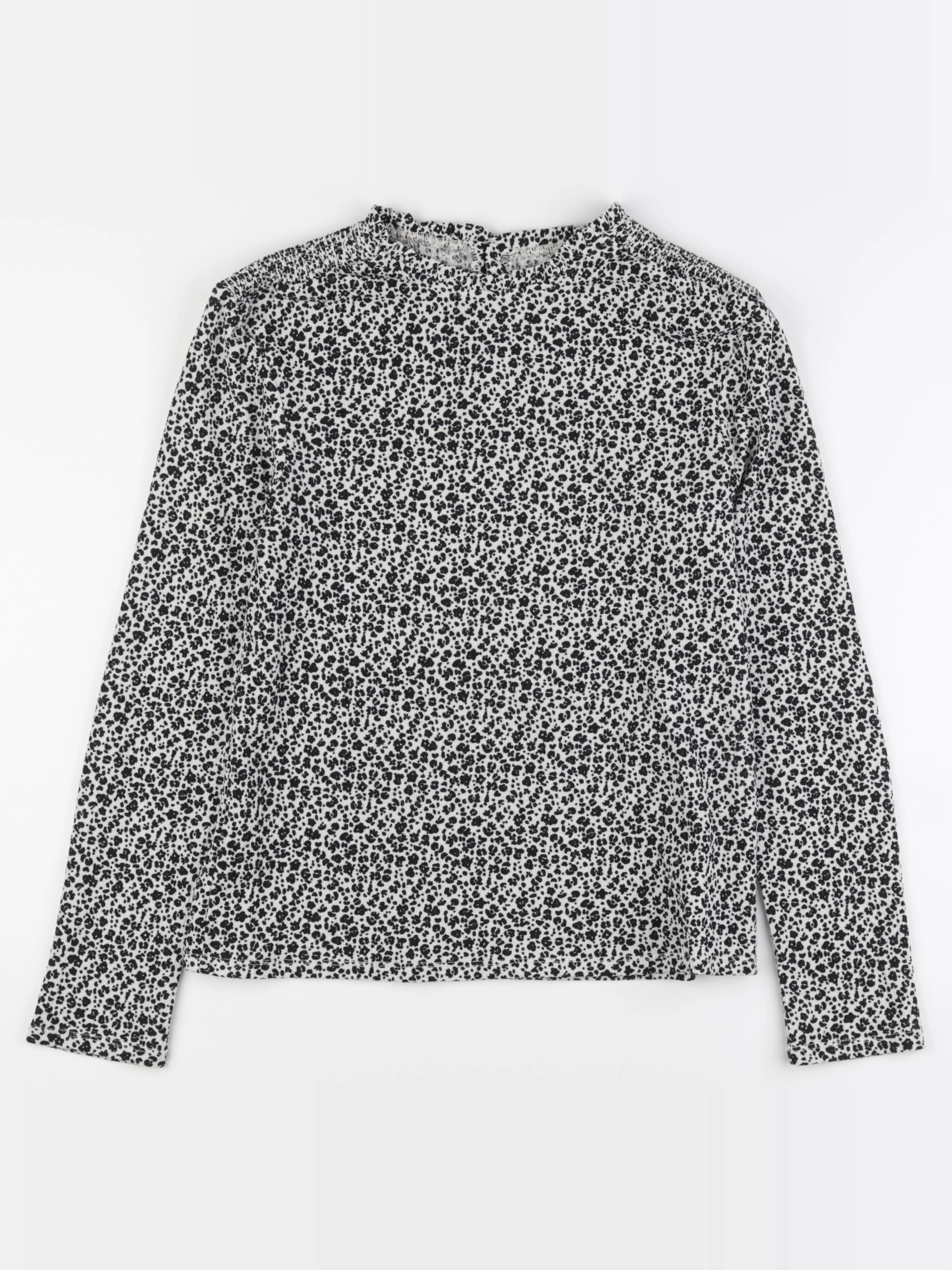 IKKS - blouse beige, noir - 14 ans