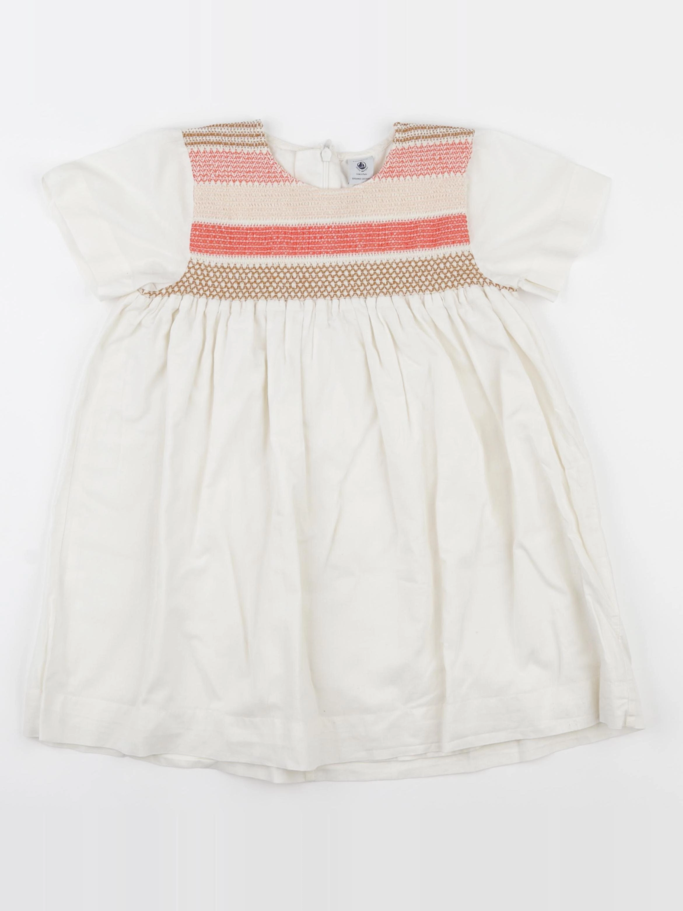 Petit Bateau - robe multicolore - 4 ans