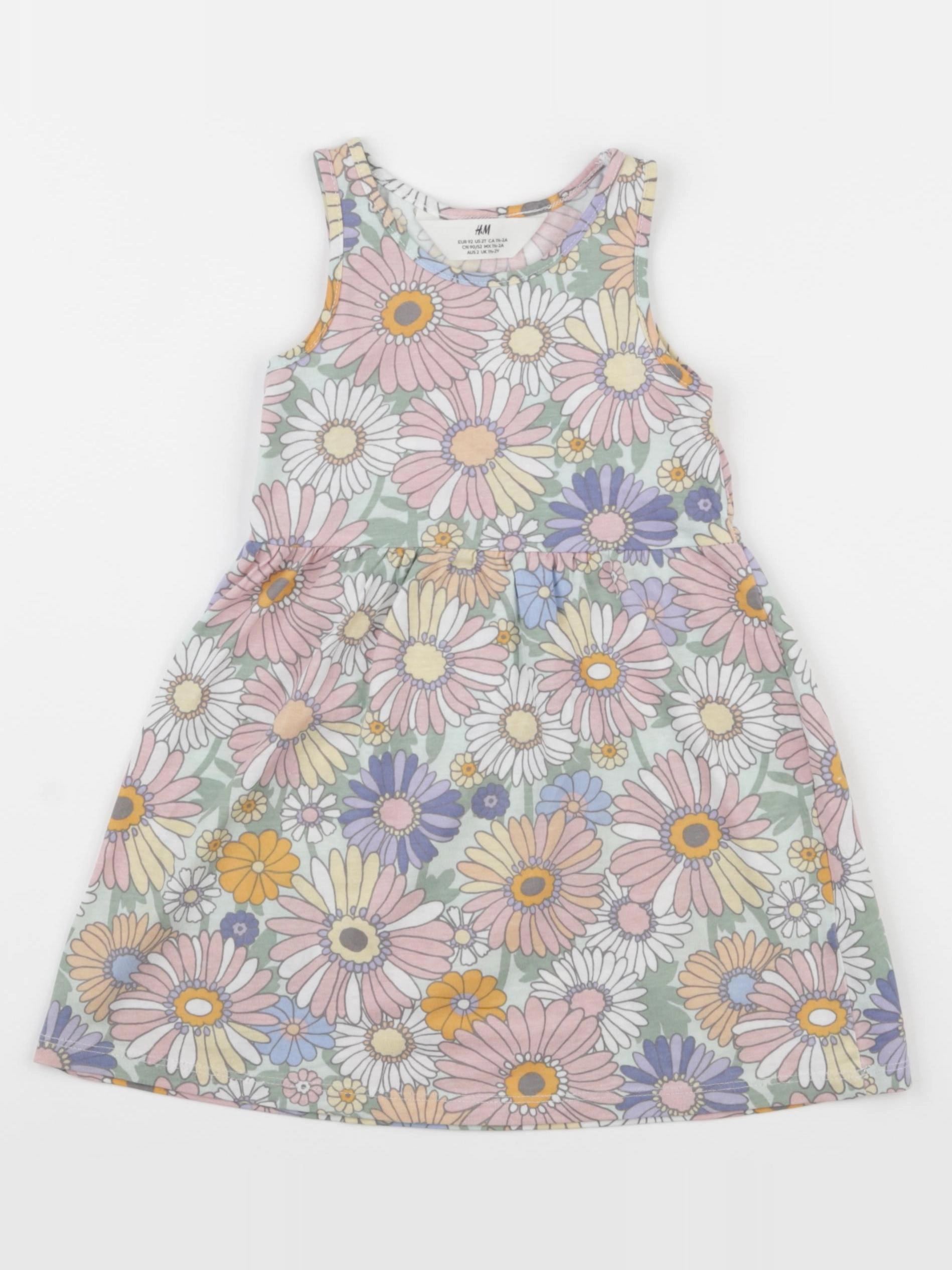 H&M - robe multicolore - 18/24 mois