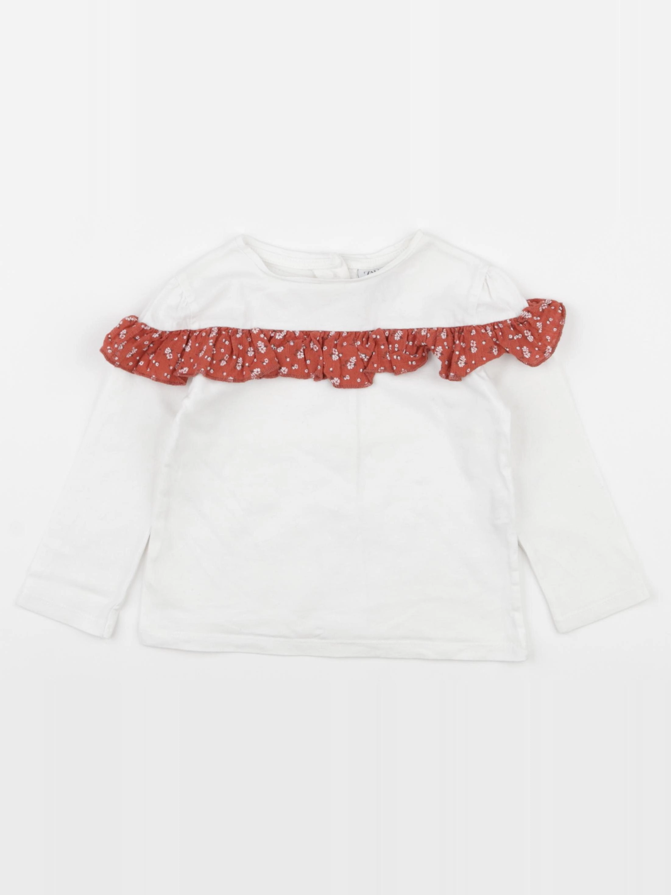 Zara - tee-shirt blanc - 18/24 mois