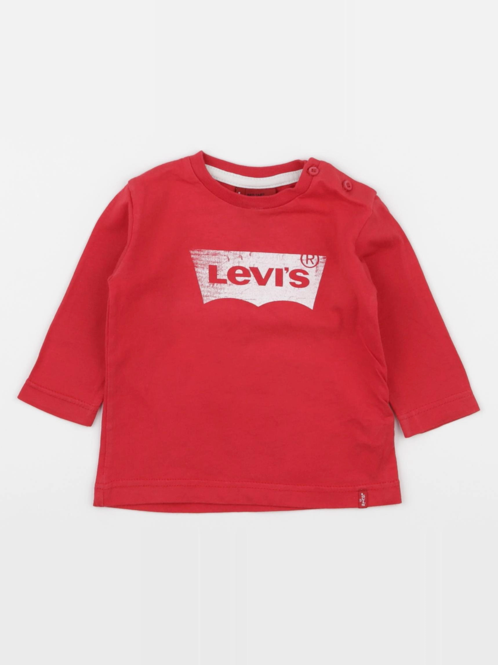 Levi's - tee-shirt rouge - 6 mois