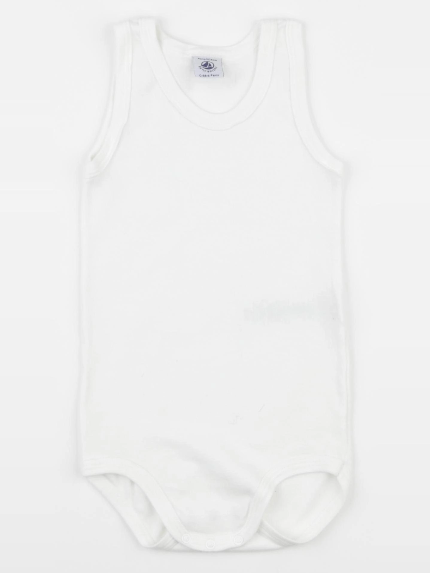Petit Bateau - body blanc - 4 ans