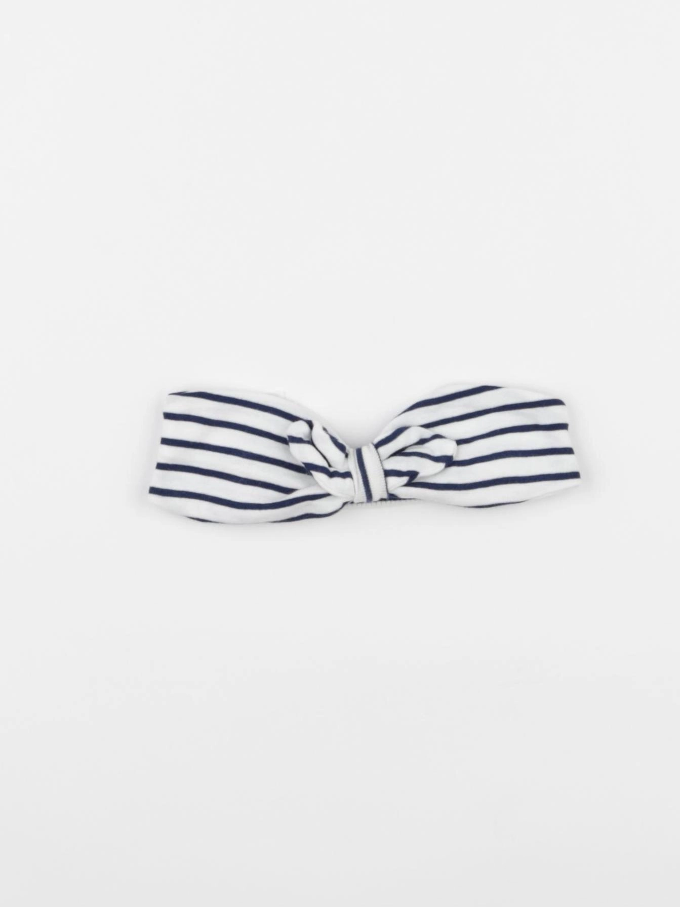 Petit Bateau - bandeau blanc, bleu - 18/36 mois