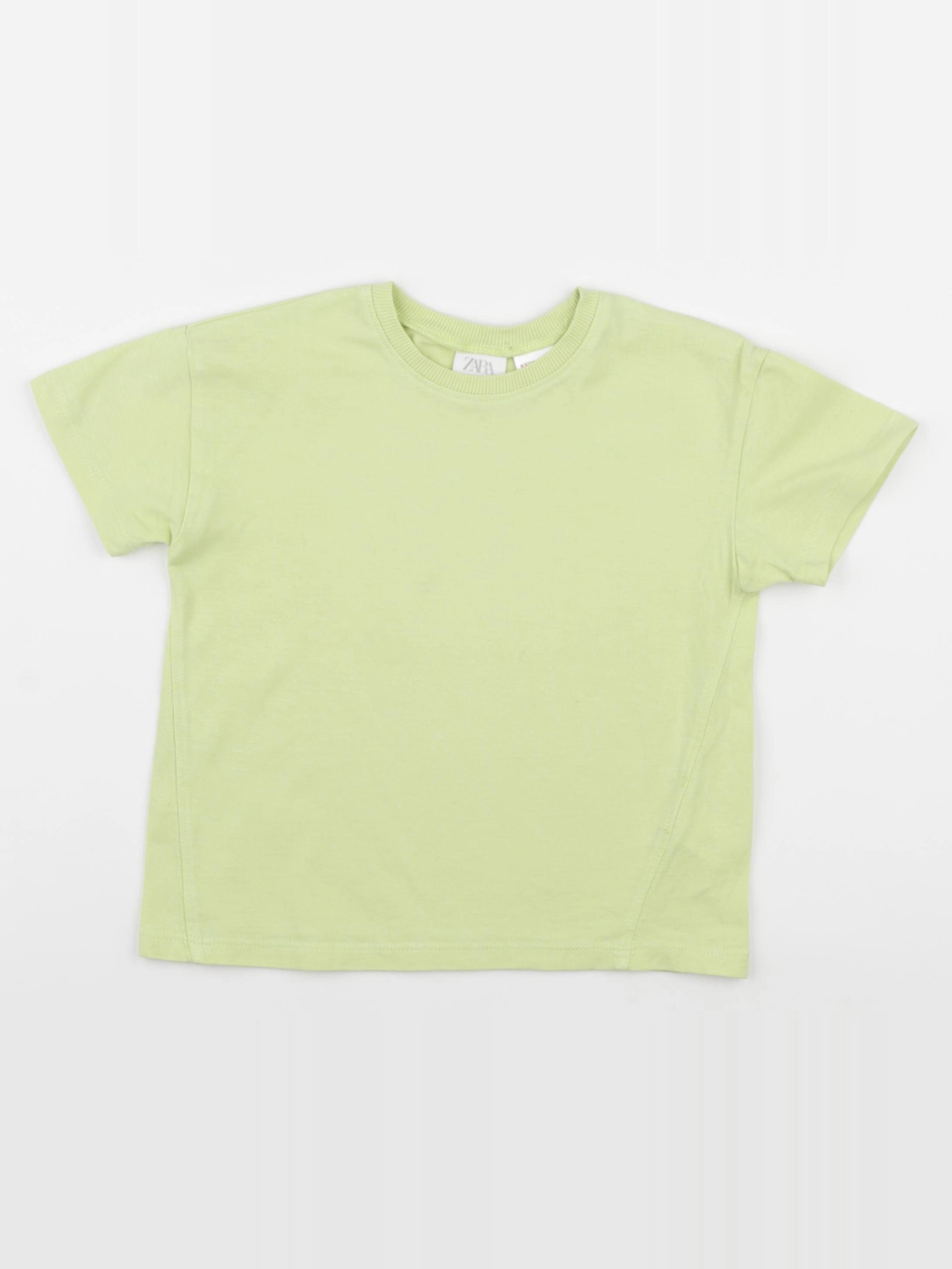 Zara - tee-shirt vert - 4 ans