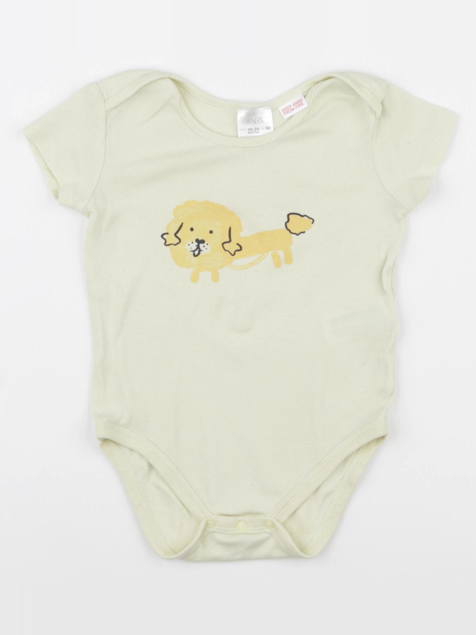 Zara - body vert - 18/24 mois
