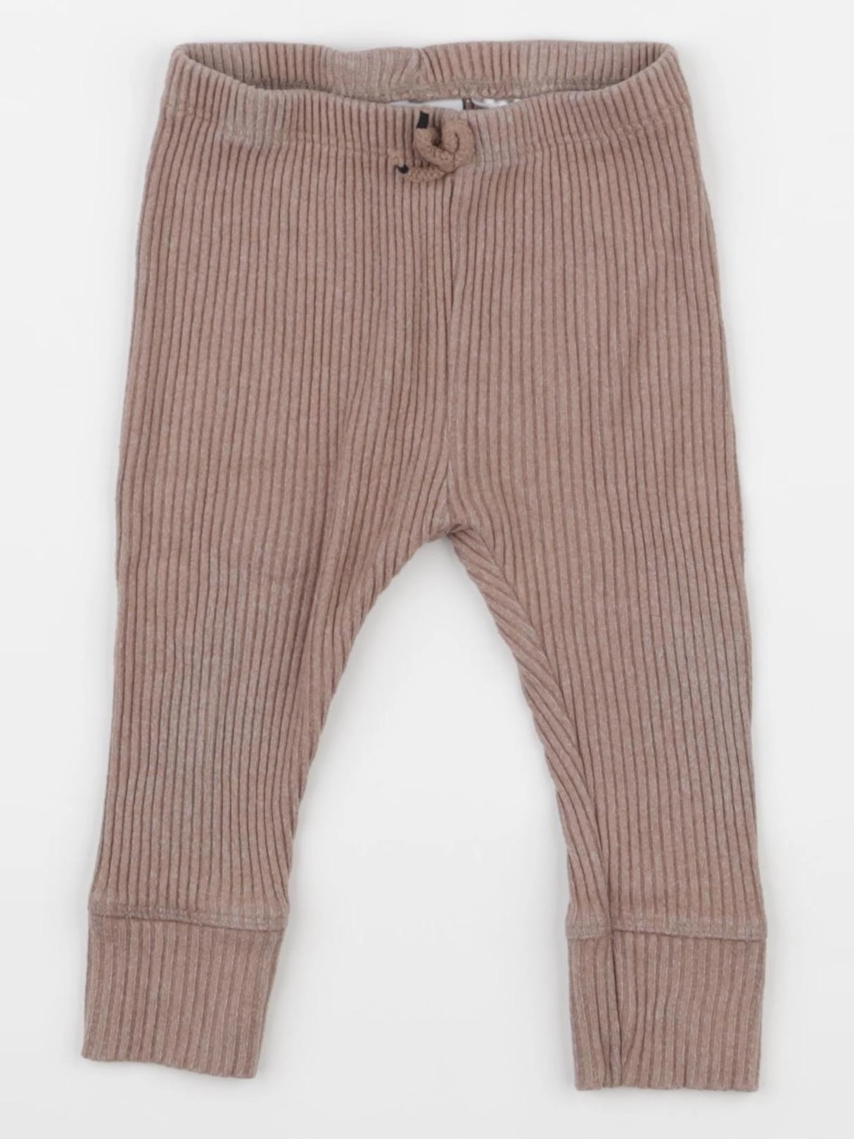 Zara - legging marron - 9/12 mois