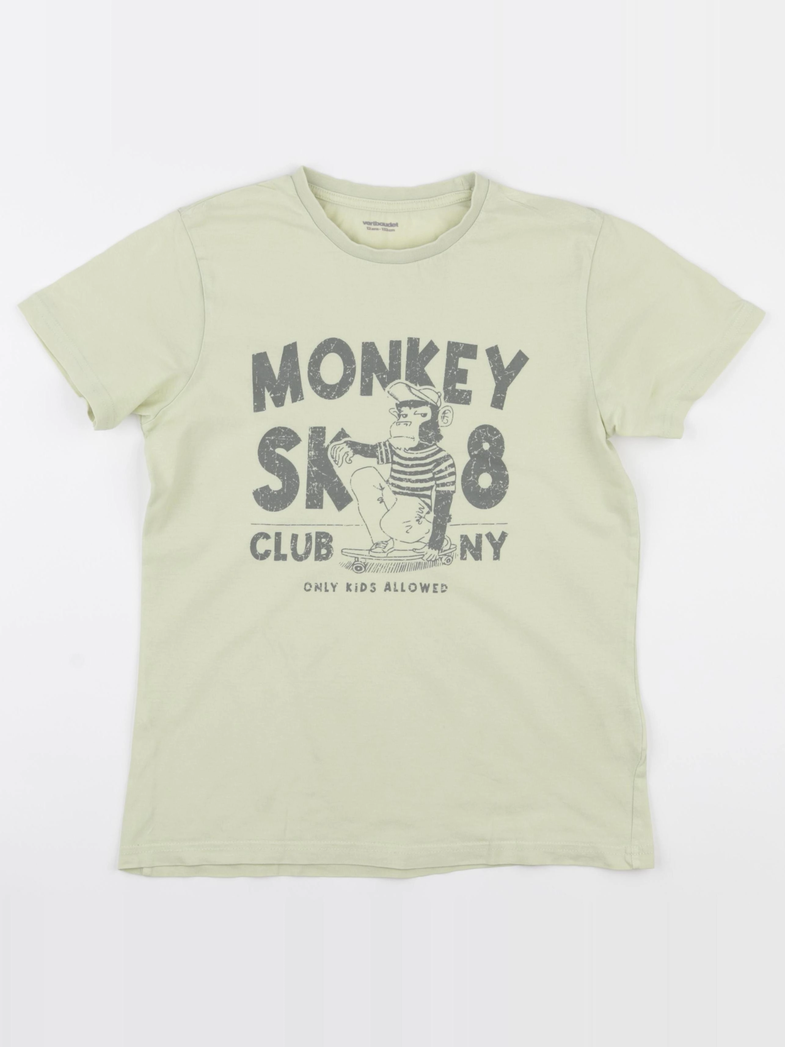Vertbaudet - tee-shirt vert - 12 ans