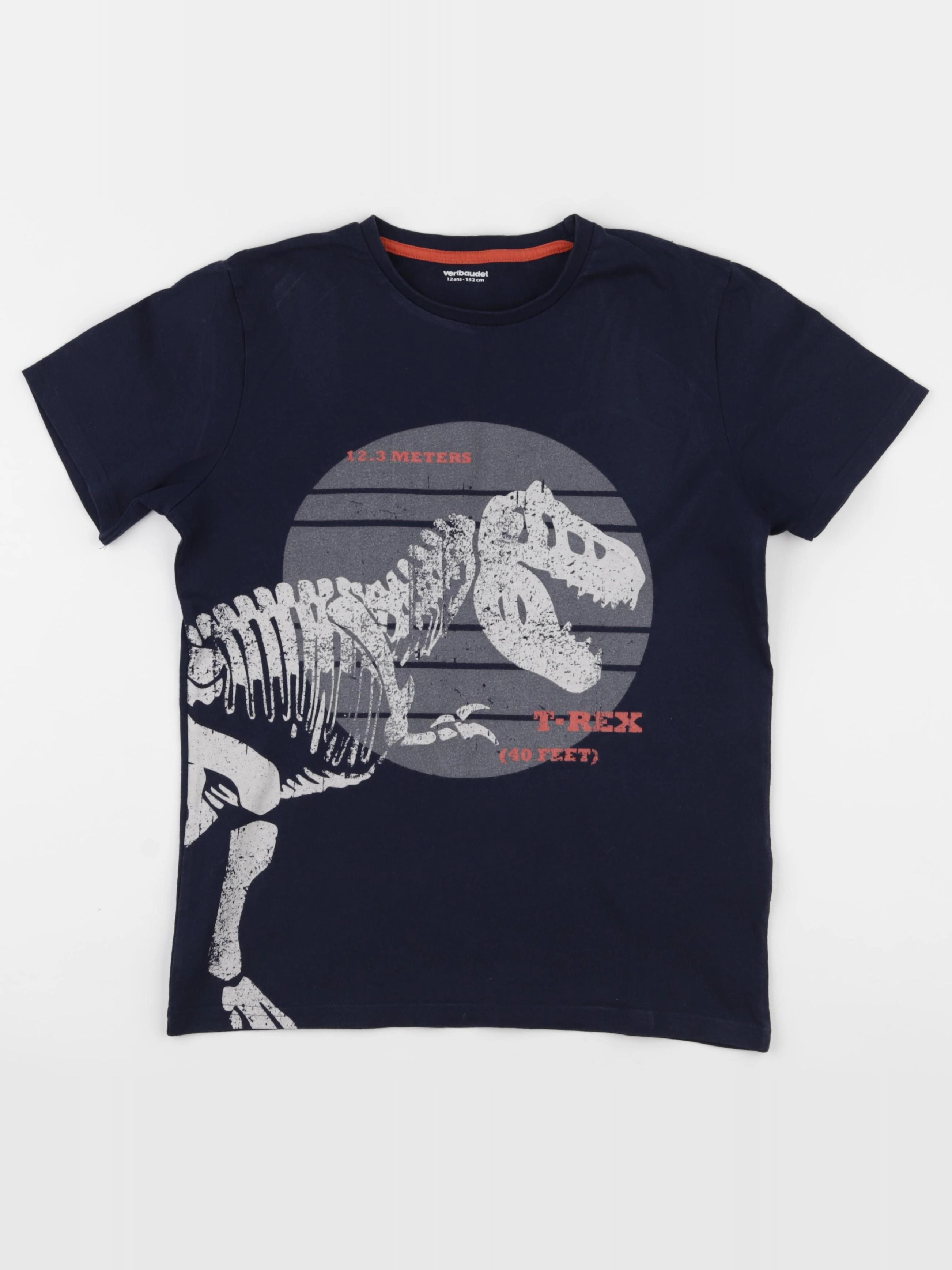 Vertbaudet - tee-shirt bleu - 12 ans