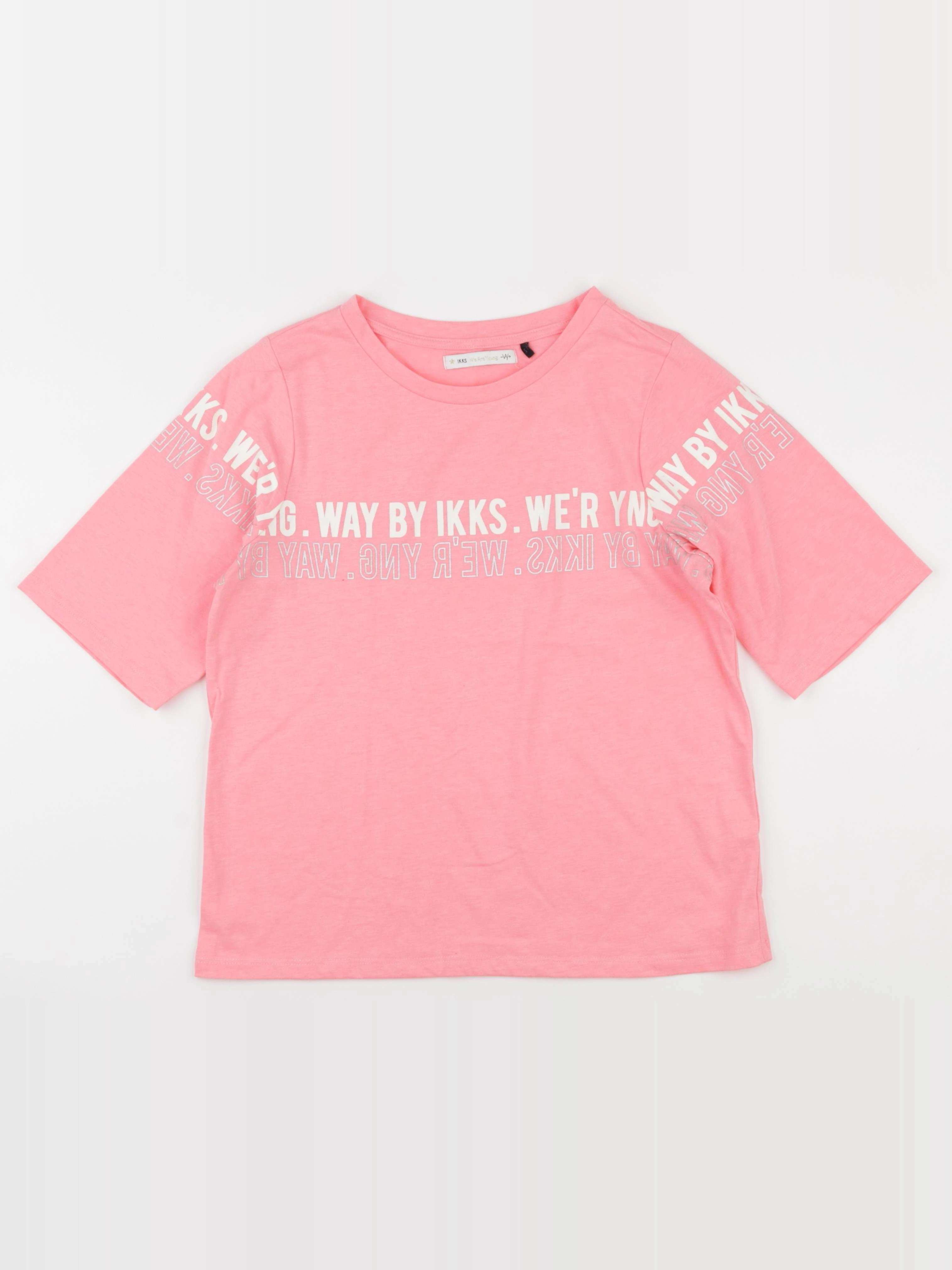IKKS - tee-shirt rose - 14 ans