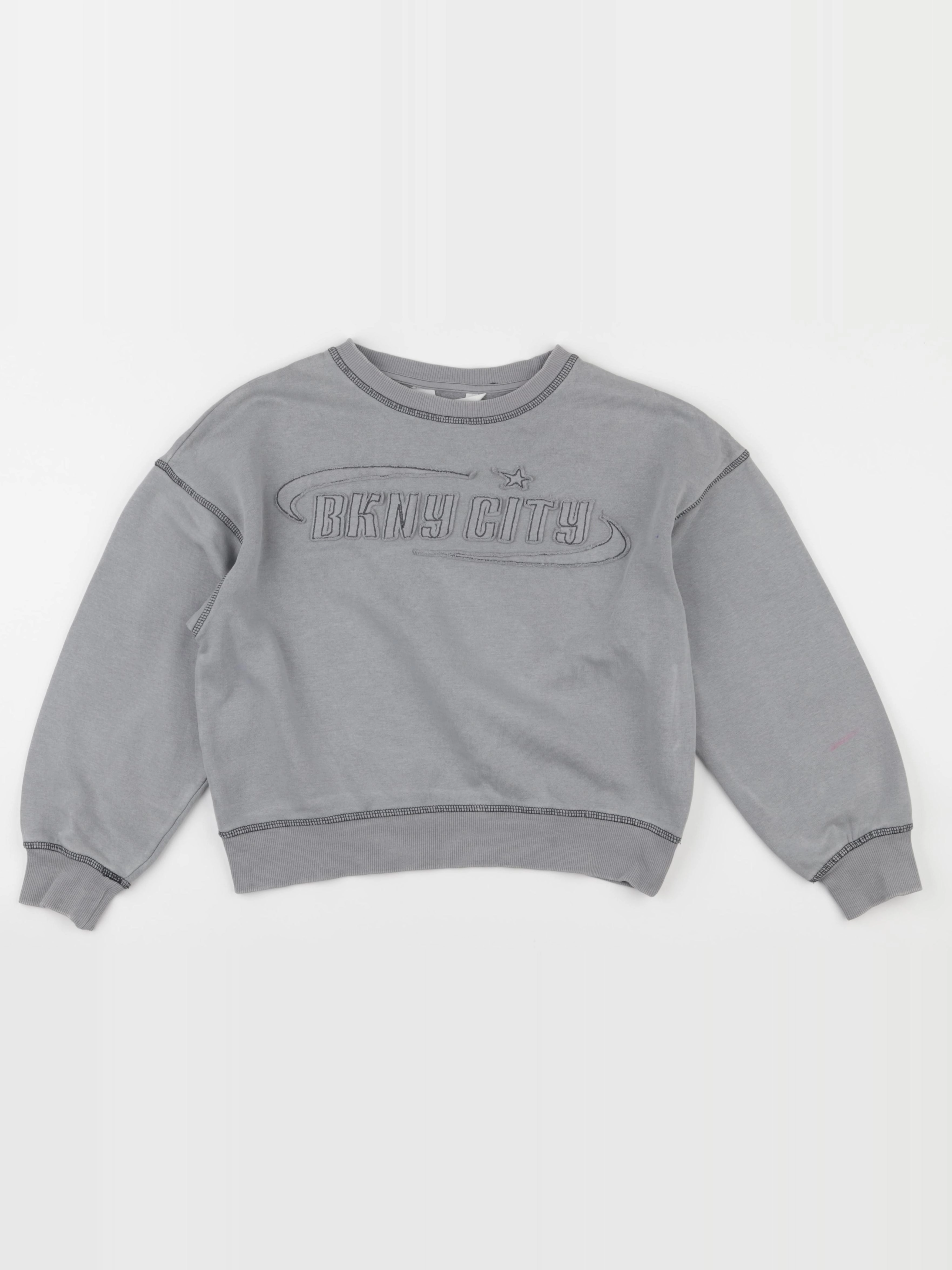 H&M - sweat gris - 10/12 ans