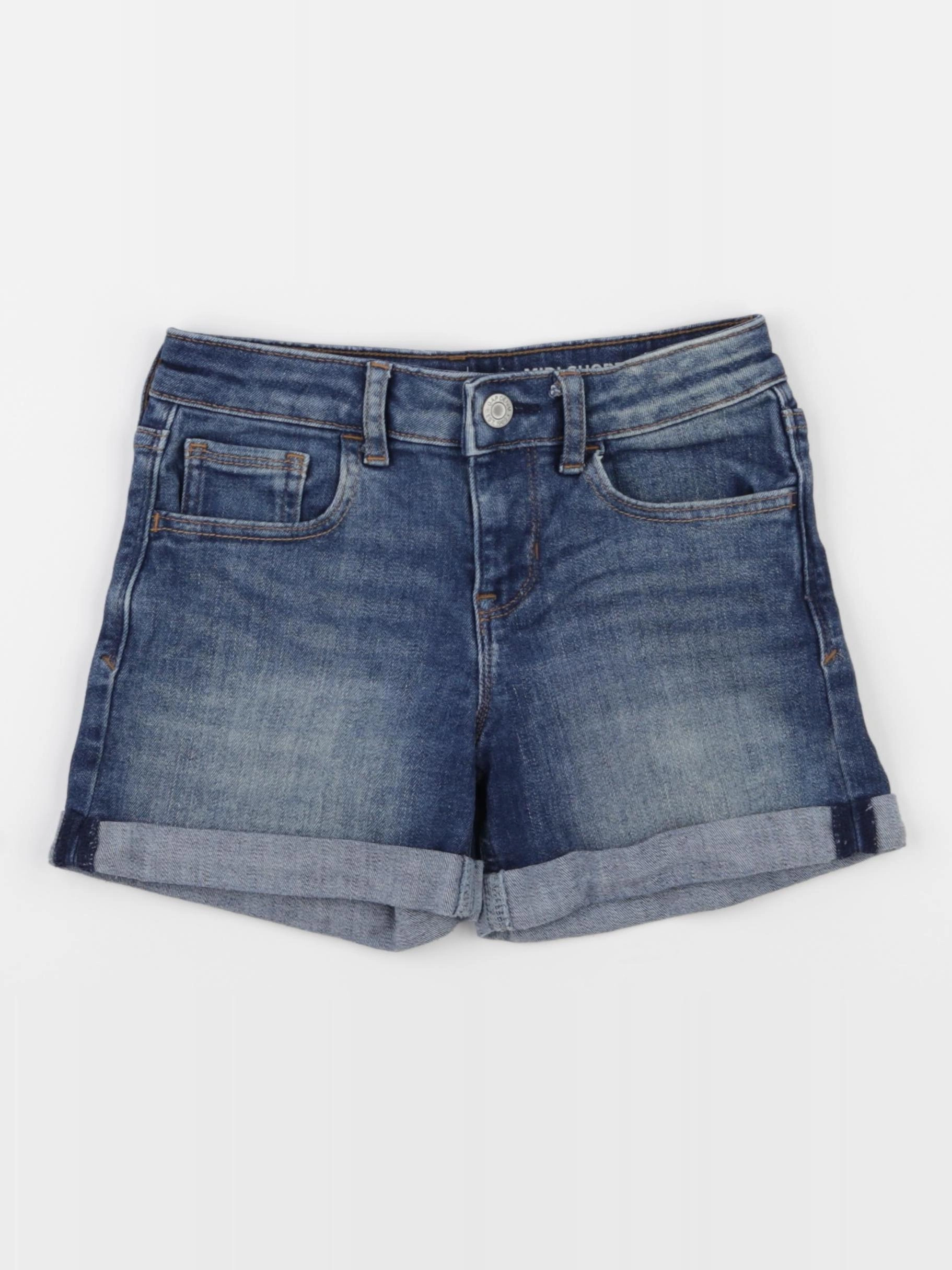GAP - short bleu - 8 ans