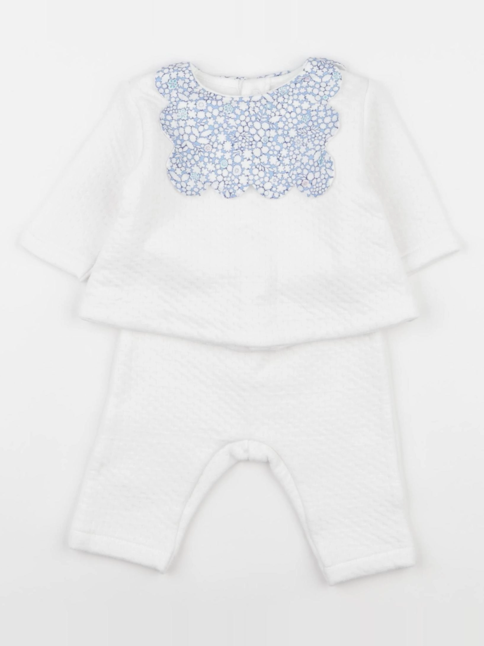 Jacadi - ensemble liberty blanc - 3 mois
