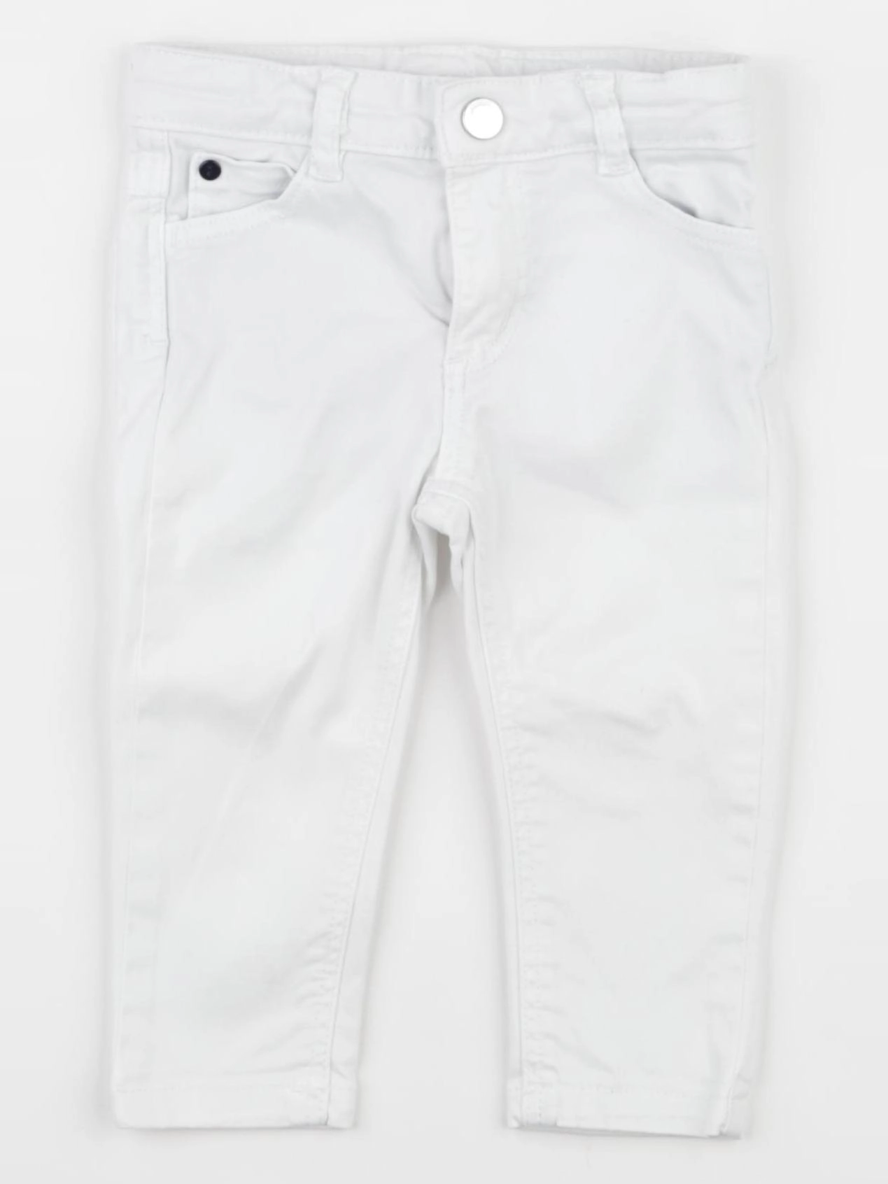 Jacadi - pantalon blanc - 12 mois