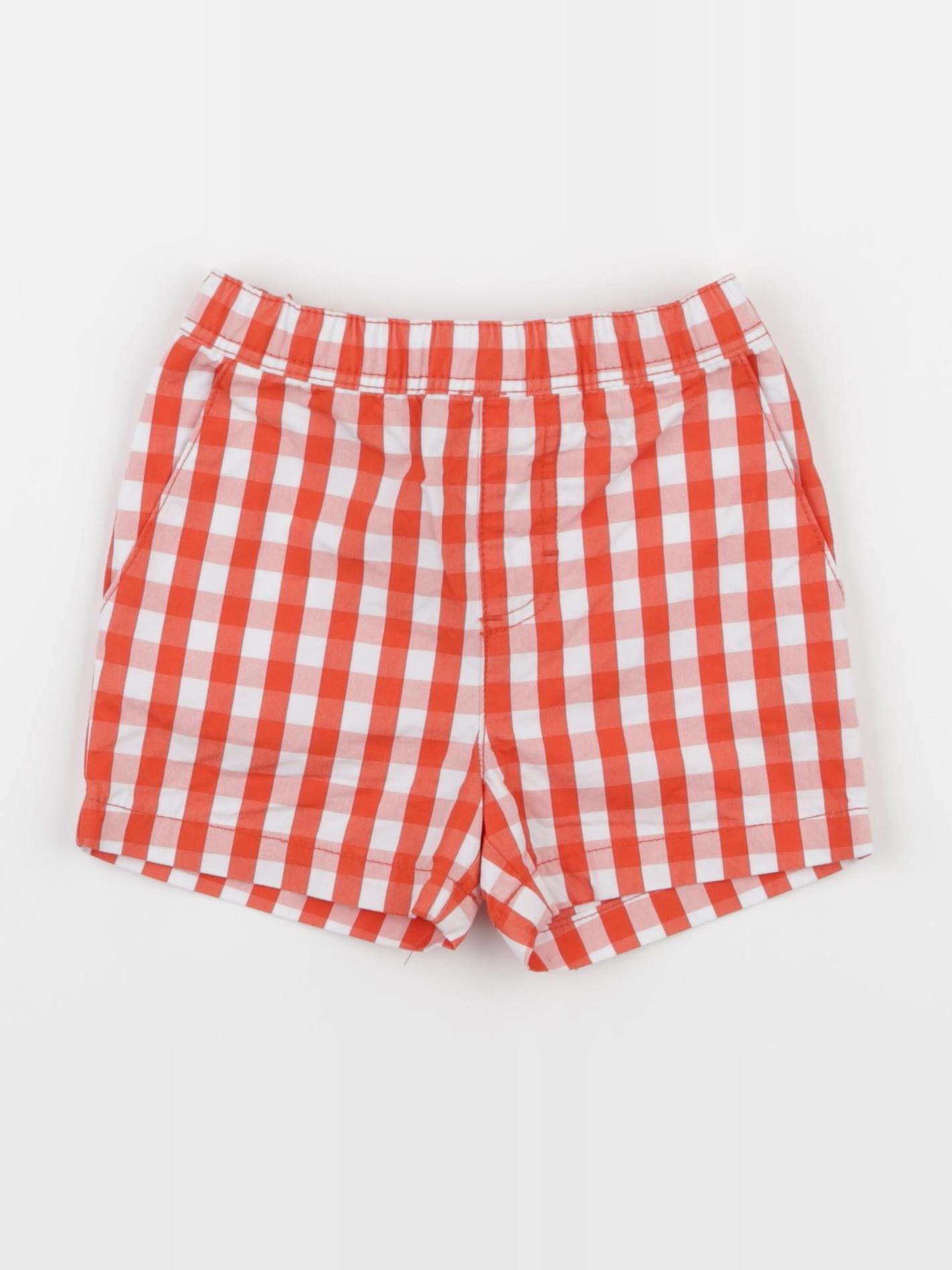 Jacadi - short blanc, orange - 12 mois