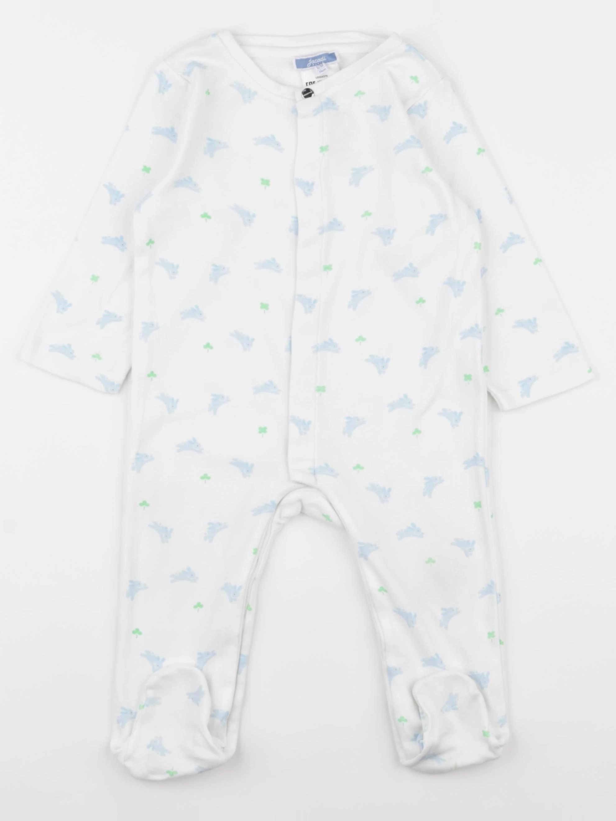 Jacadi - pyjama coton blanc - 12 mois