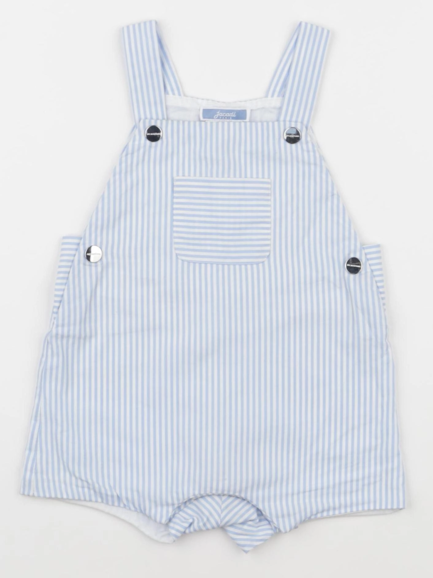 Jacadi - salopette blanc, bleu - 12 mois