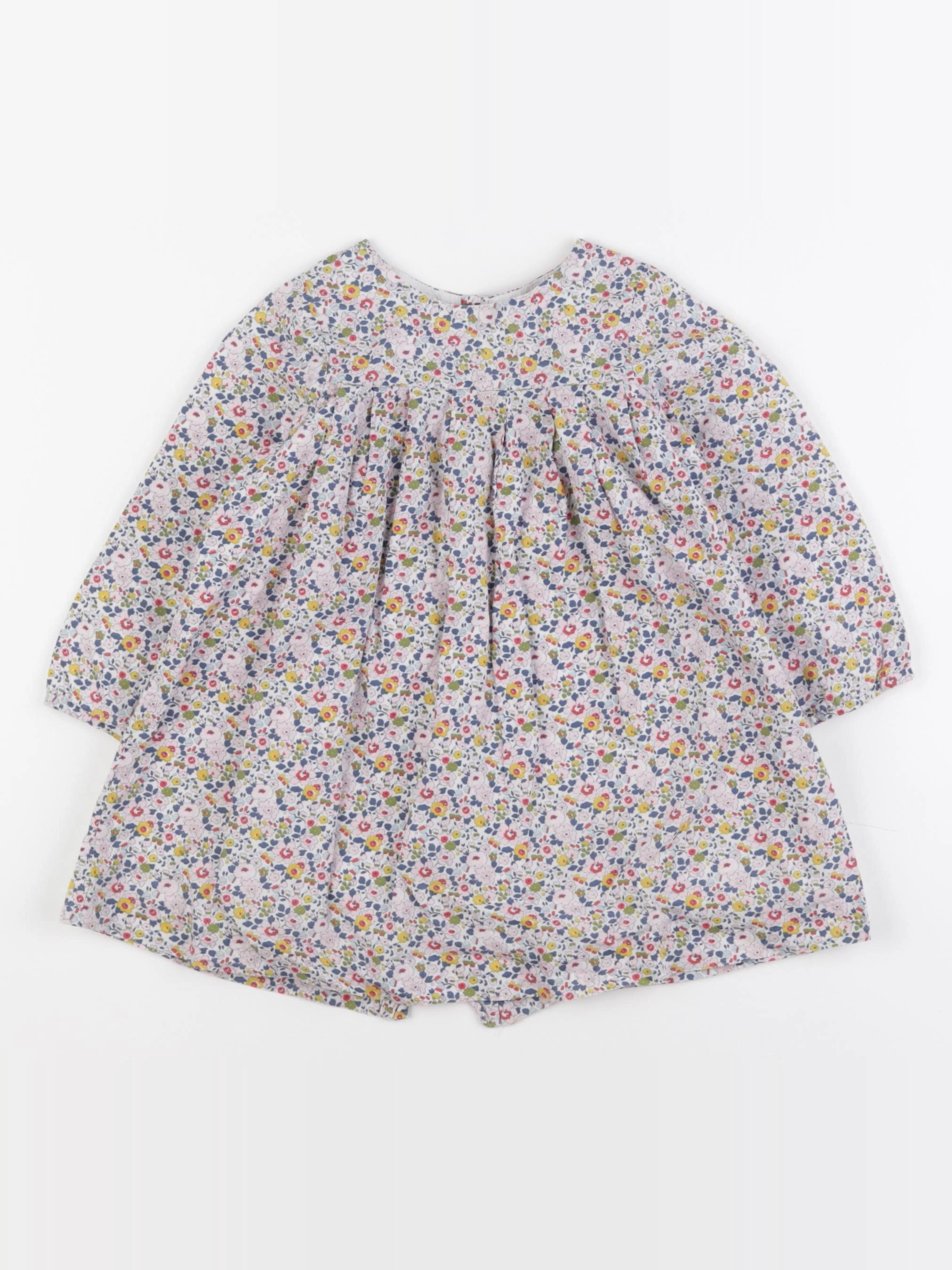 Jacadi - robe liberty multicolore - 24 mois