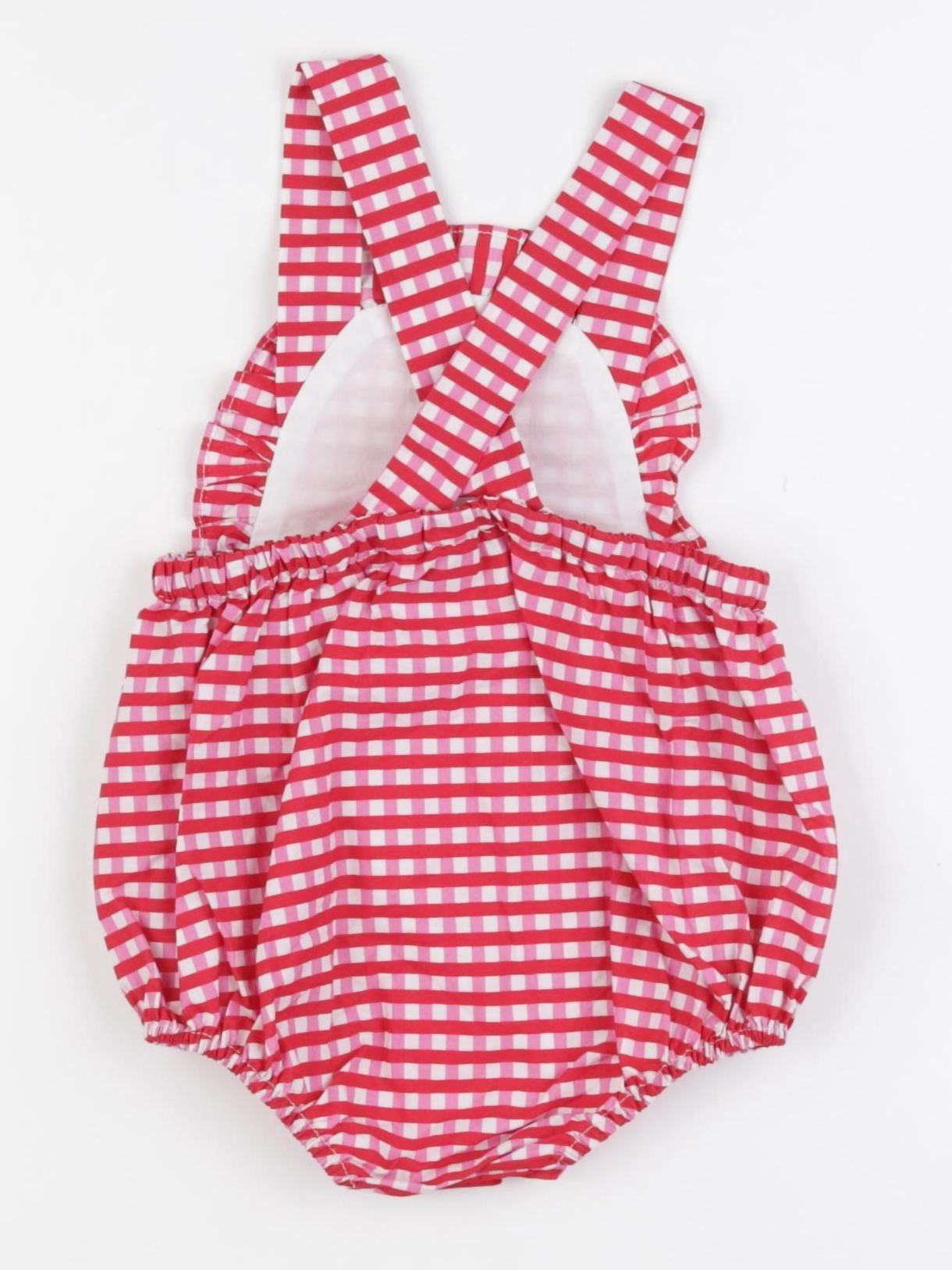 Jacadi - combinaison rose, rouge - 6 mois