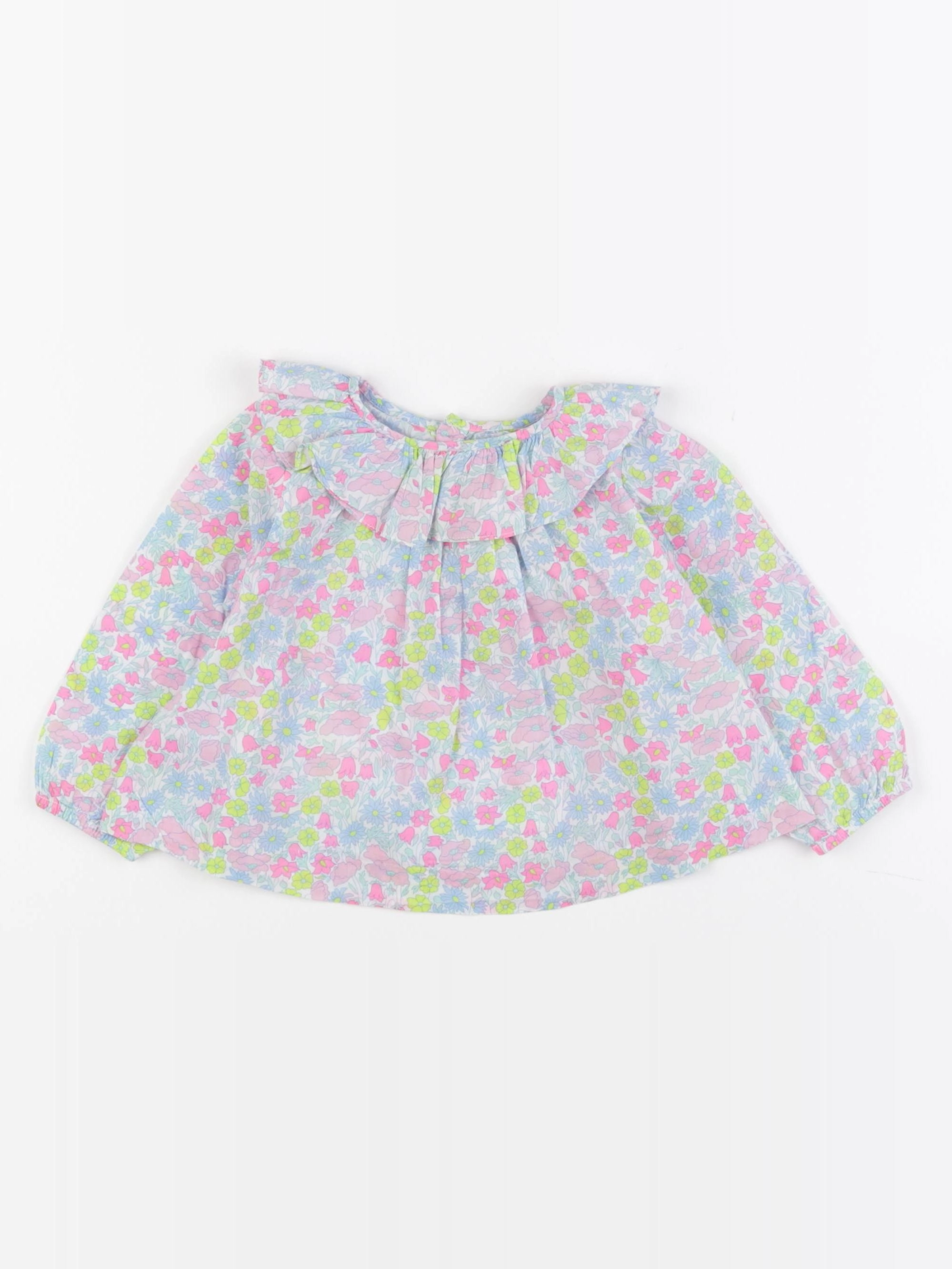 Jacadi - blouse liberty multicolore - 18 mois