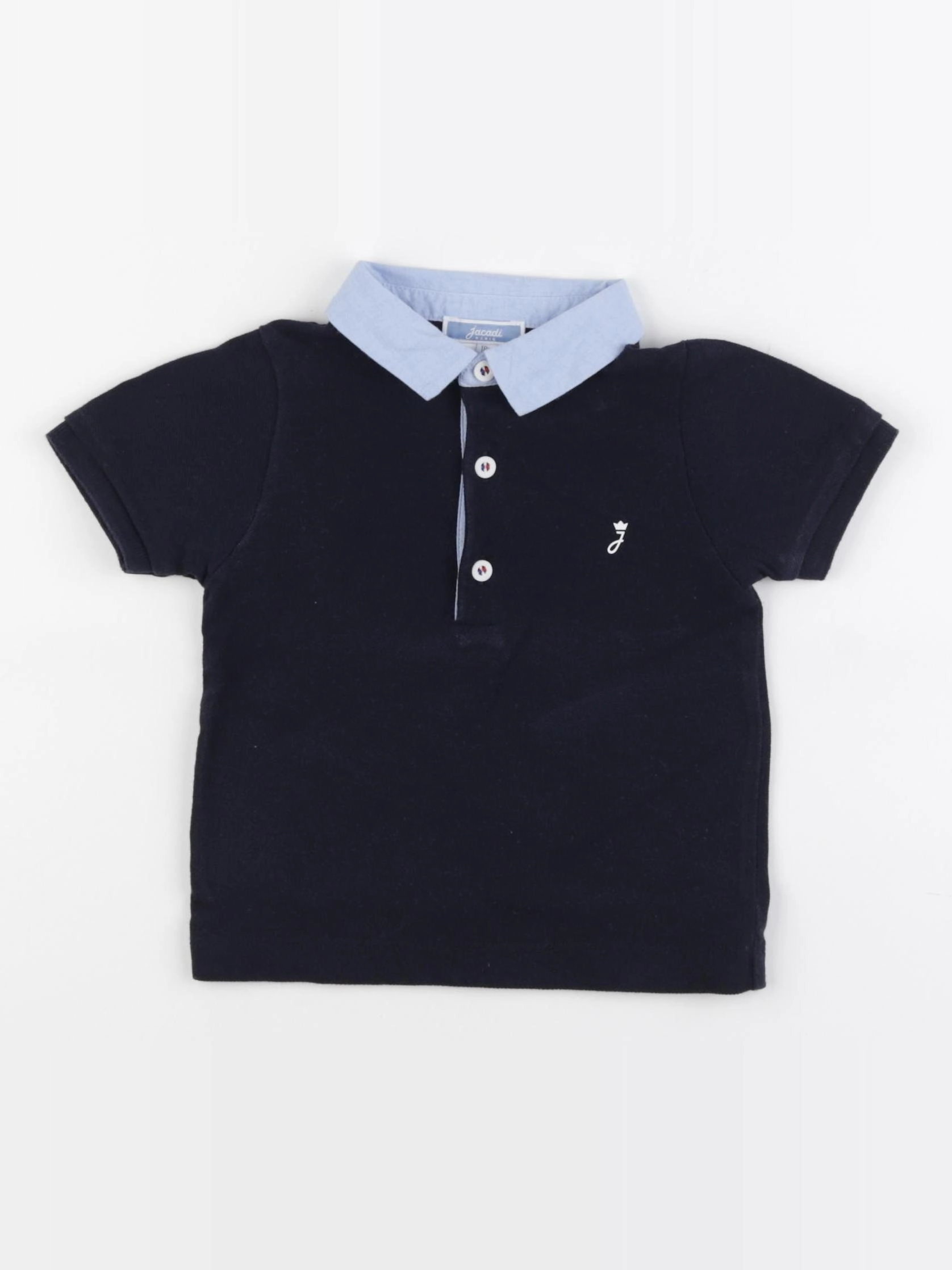 Jacadi - polo bleu - 18 mois